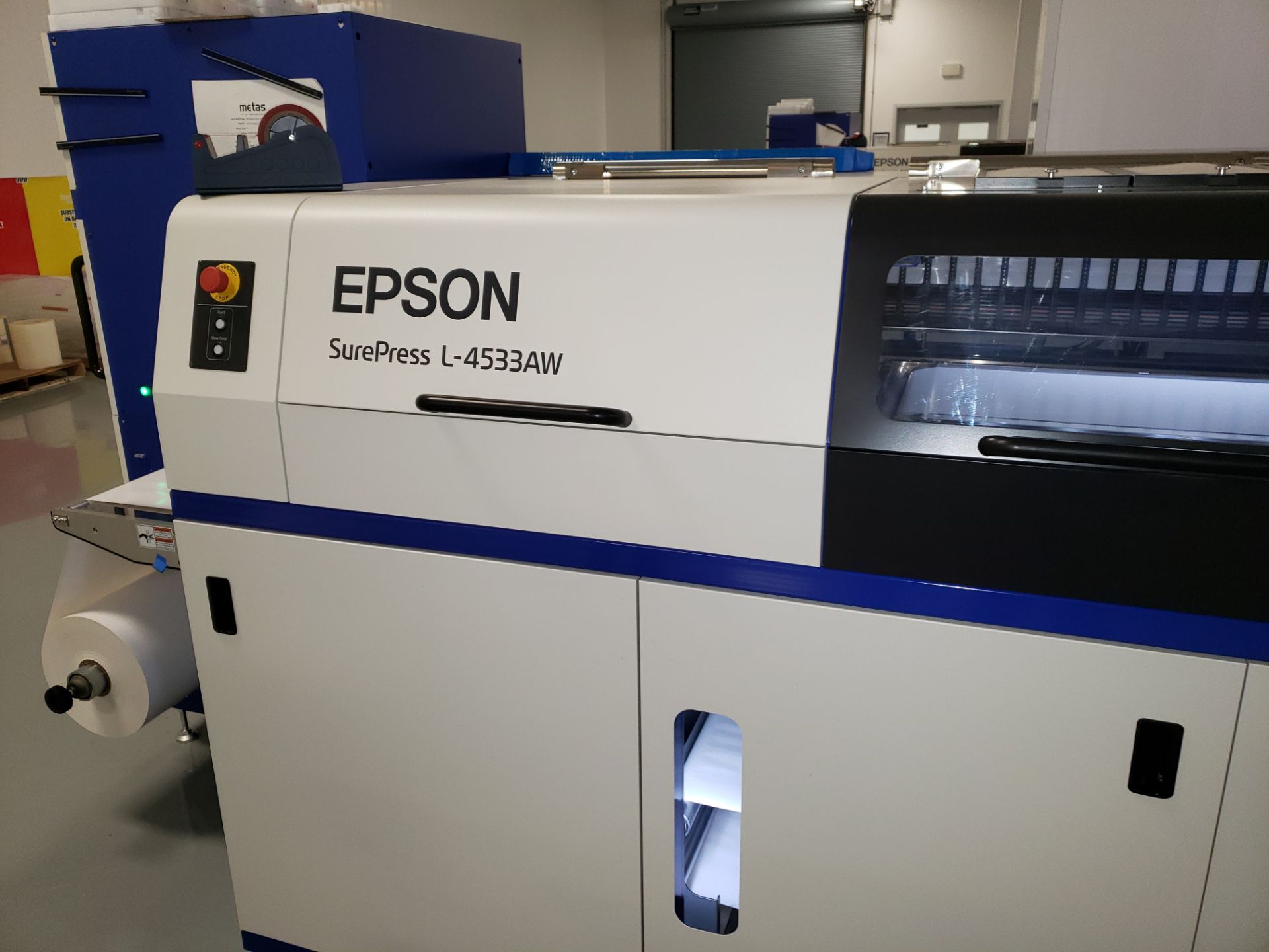 EPSON SUREPRESS DIGITAL LABEL PRESS L-4533AW, MODEL N721A - Image 10 of 21