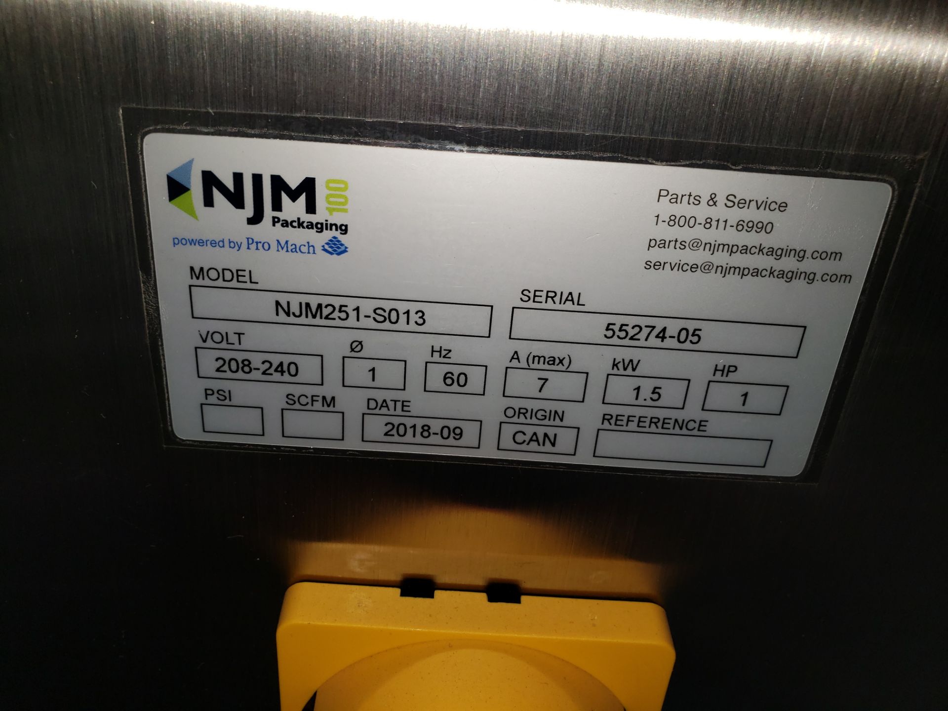 Paxiom Packaging Line formely used for packaging Dry Cannabis Flower. Line consists of the following - Image 87 of 96