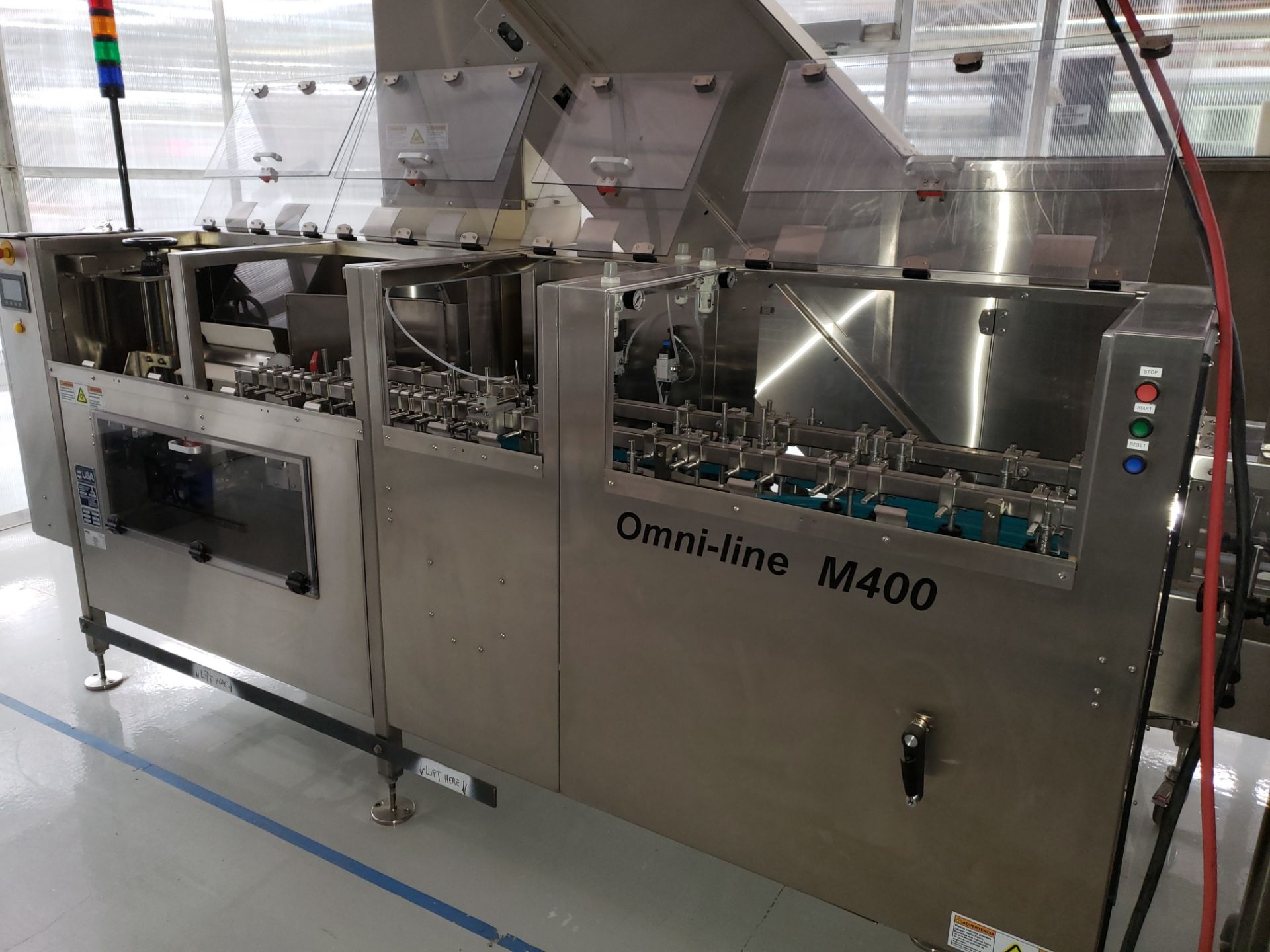 Paxiom Packaging Line formely used for packaging Dry Cannabis Flower. Line consists of the following - Image 16 of 96