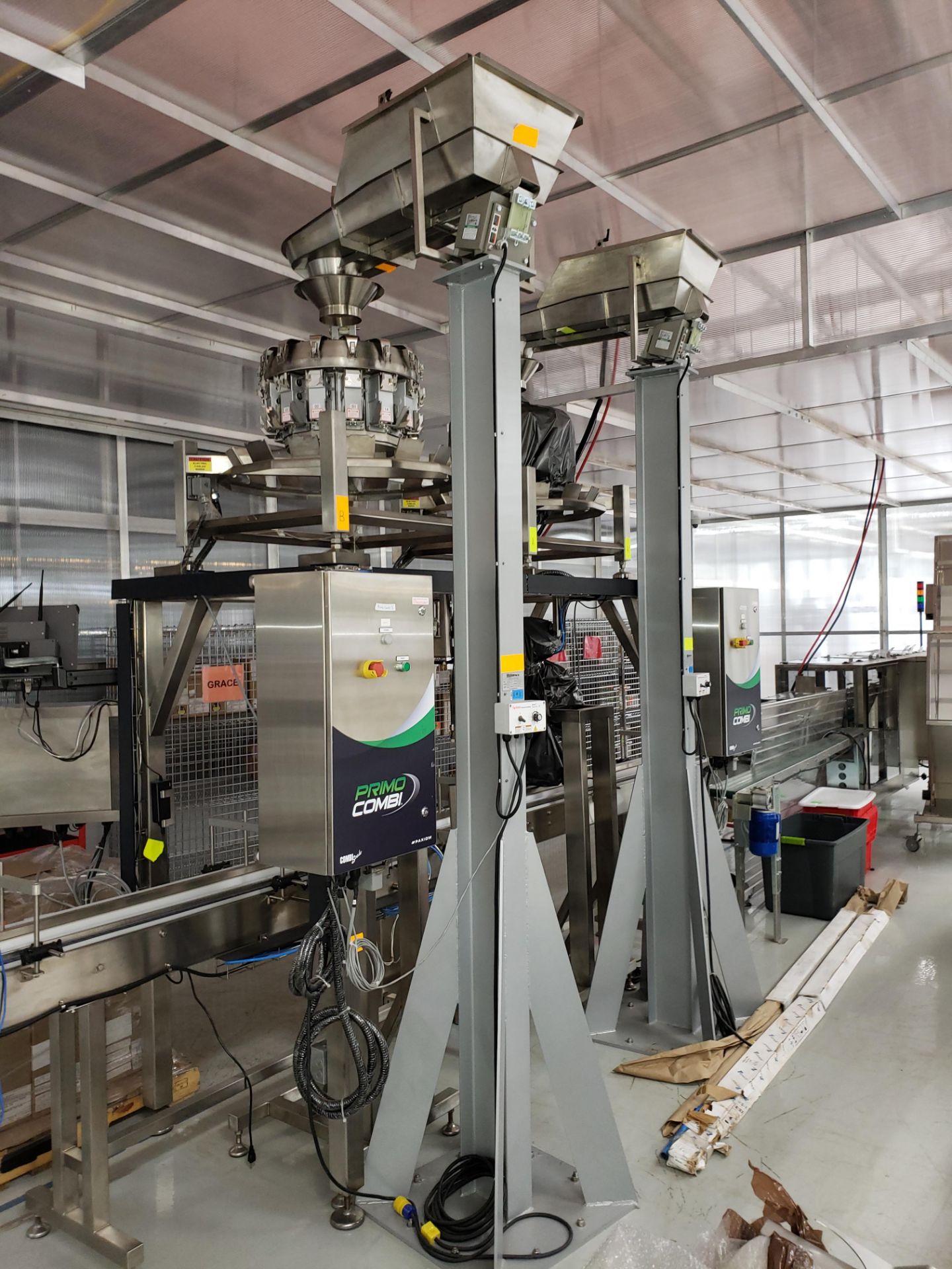 Paxiom Packaging Line formely used for packaging Dry Cannabis Flower. Line consists of the following - Image 56 of 96