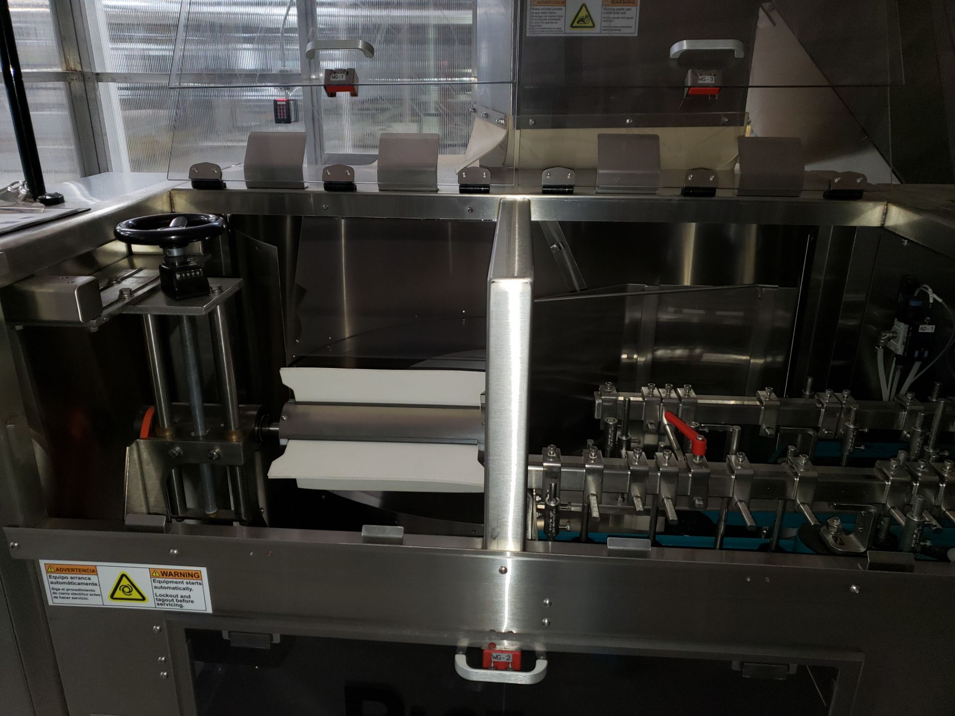 Paxiom Packaging Line formely used for packaging Dry Cannabis Flower. Line consists of the following - Image 17 of 96