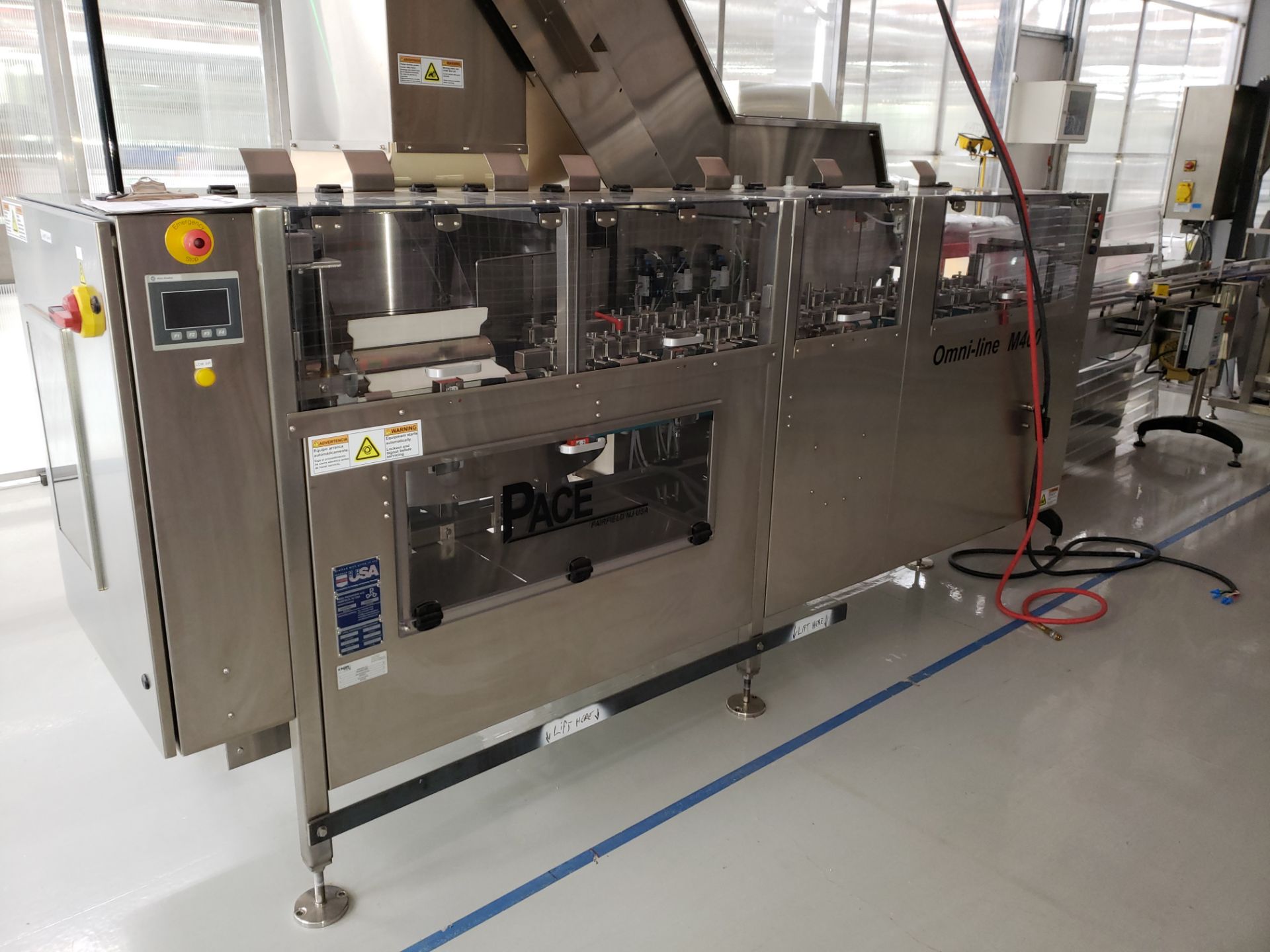 Paxiom Packaging Line formely used for packaging Dry Cannabis Flower. Line consists of the following - Image 12 of 96