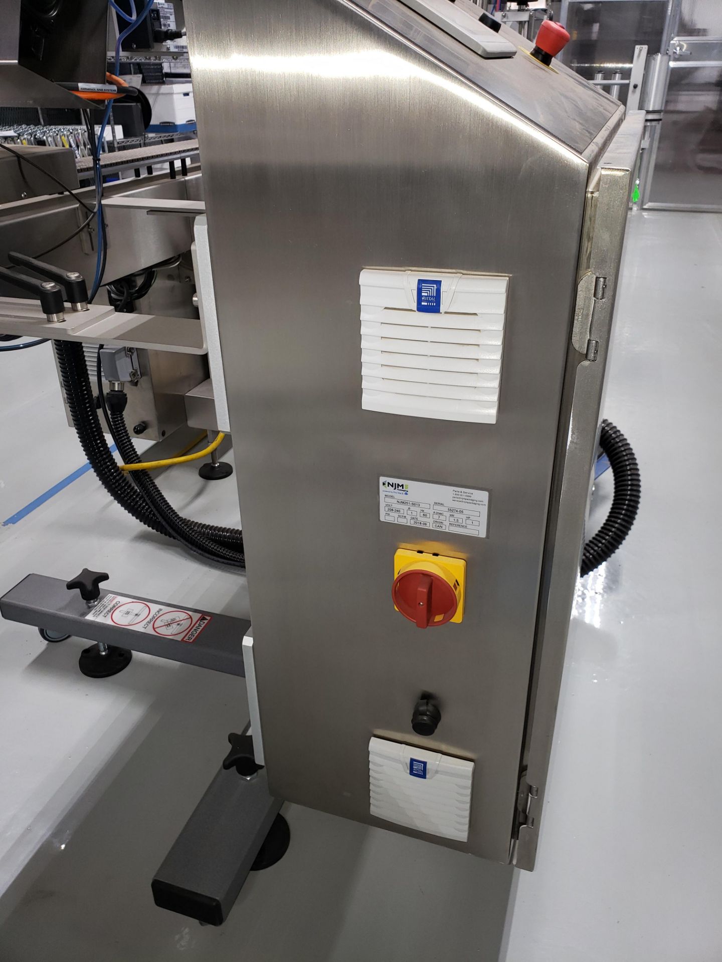 Paxiom Packaging Line formely used for packaging Dry Cannabis Flower. Line consists of the following - Image 86 of 96