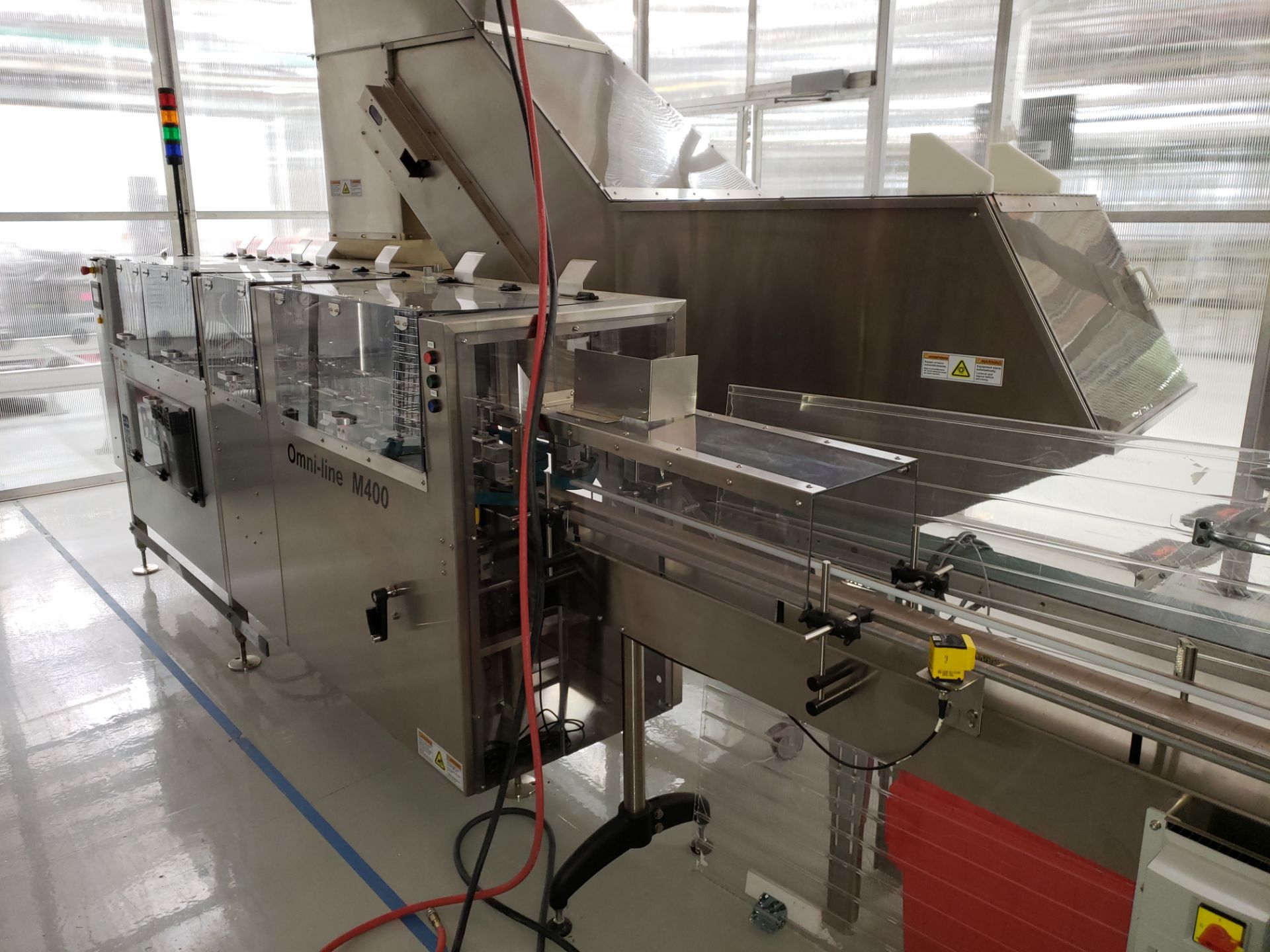 Paxiom Packaging Line formely used for packaging Dry Cannabis Flower. Line consists of the following - Image 22 of 96