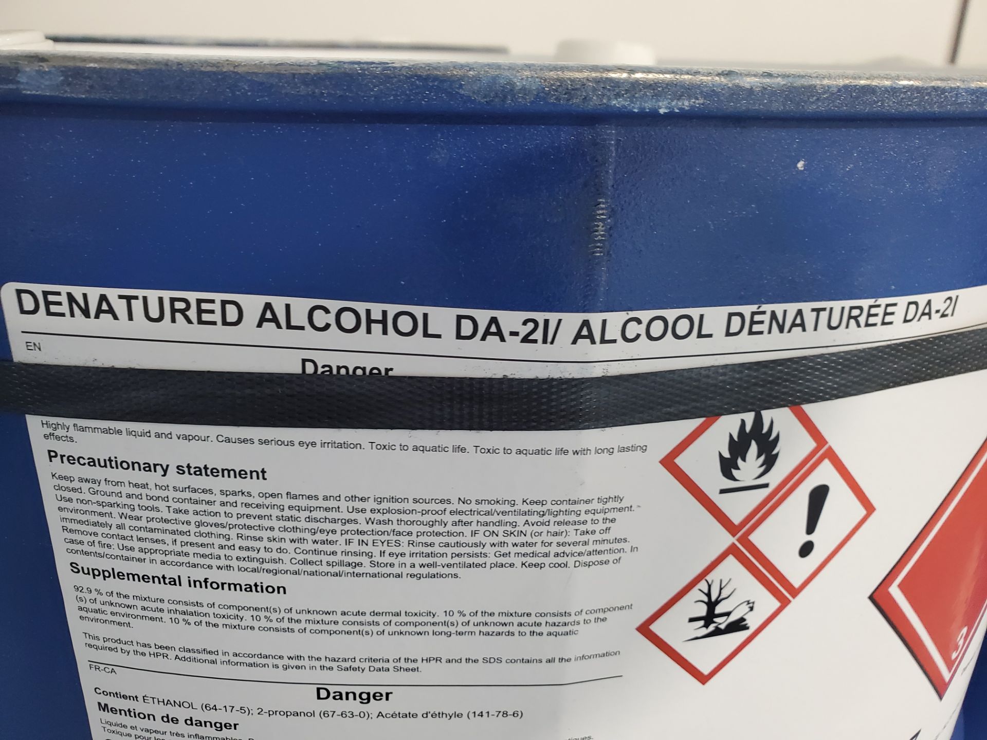 12 Drums Denatured Alcohol DA-2I