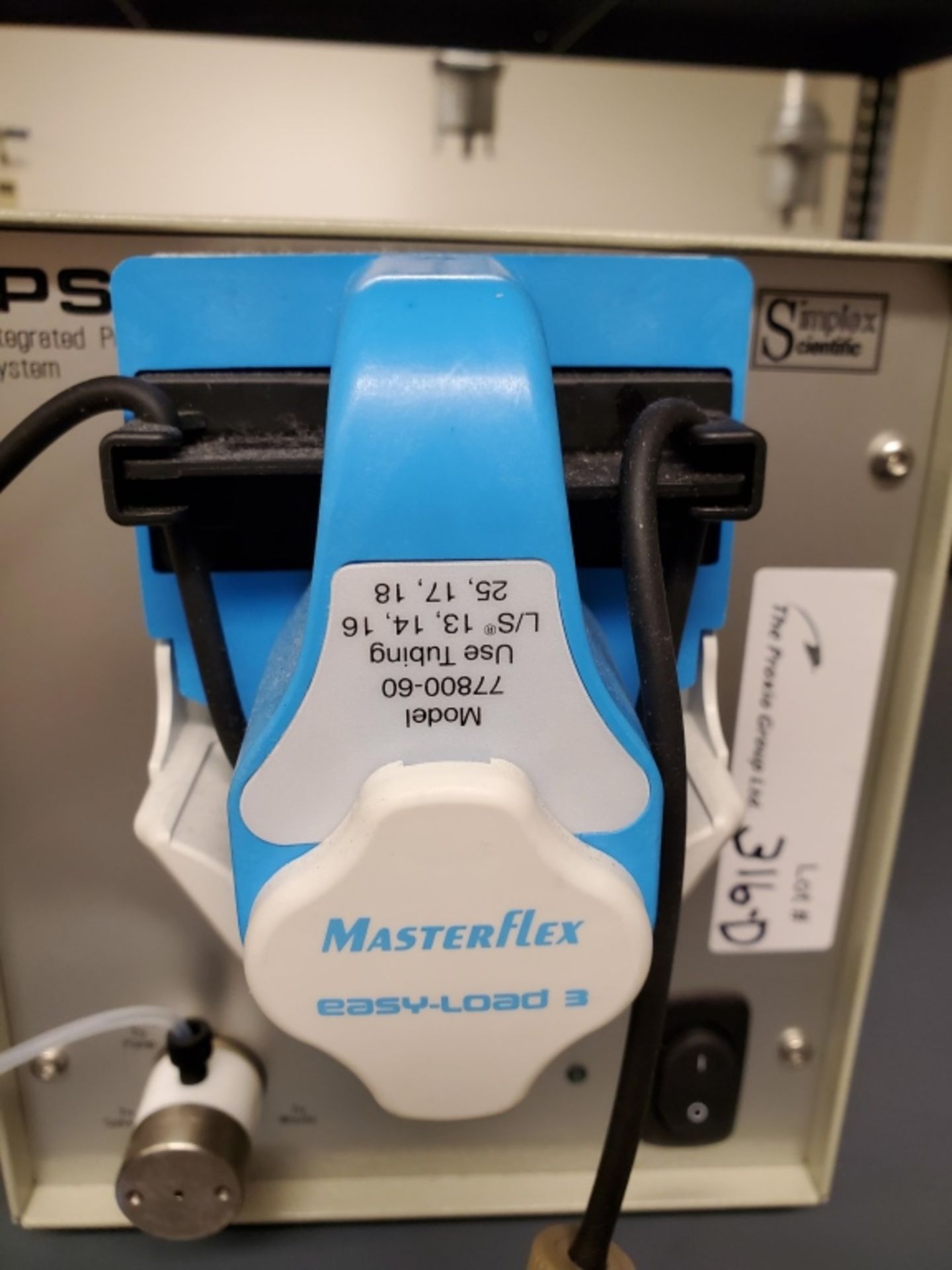 Simplex IPS Model 268-9001-02 Peristaltic Pump - Image 5 of 6