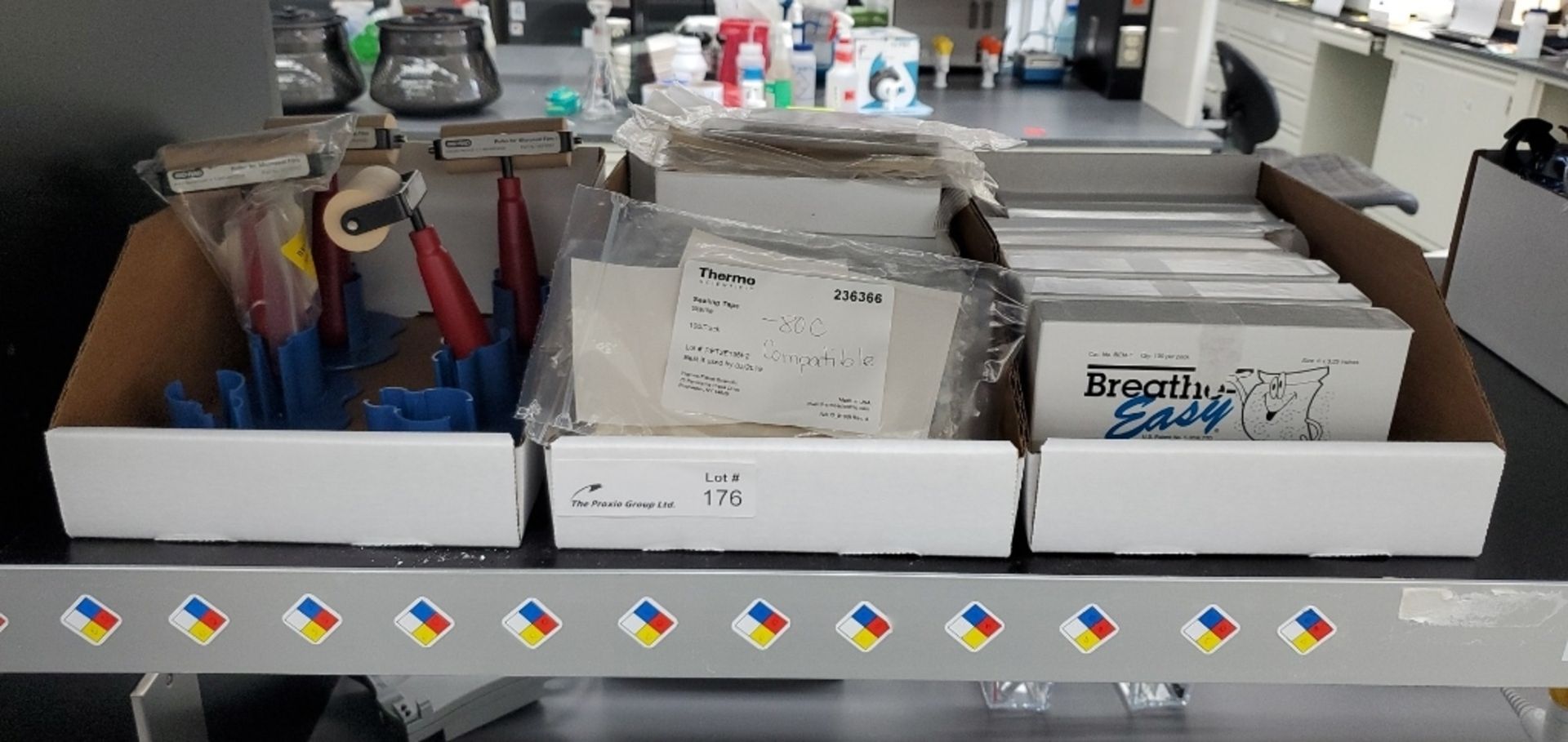 (3) Lot Boxes of Lab Supplies