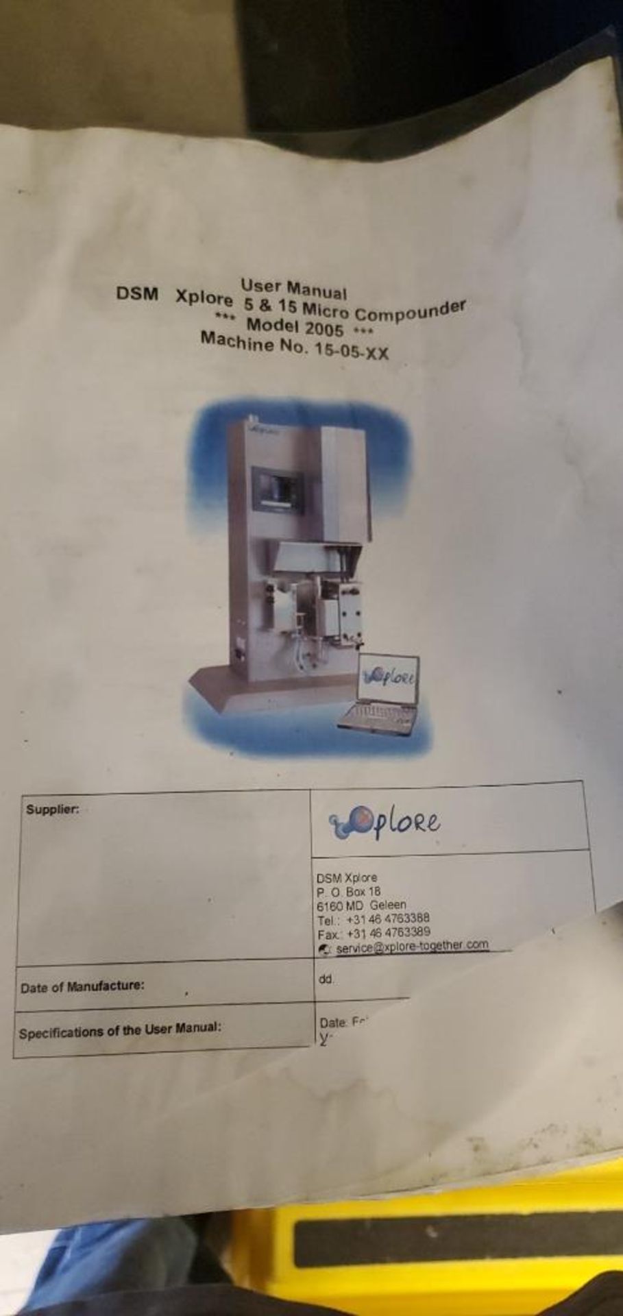 DSM Xplore Micro 15cc Twin Screw Compounder - Image 8 of 9