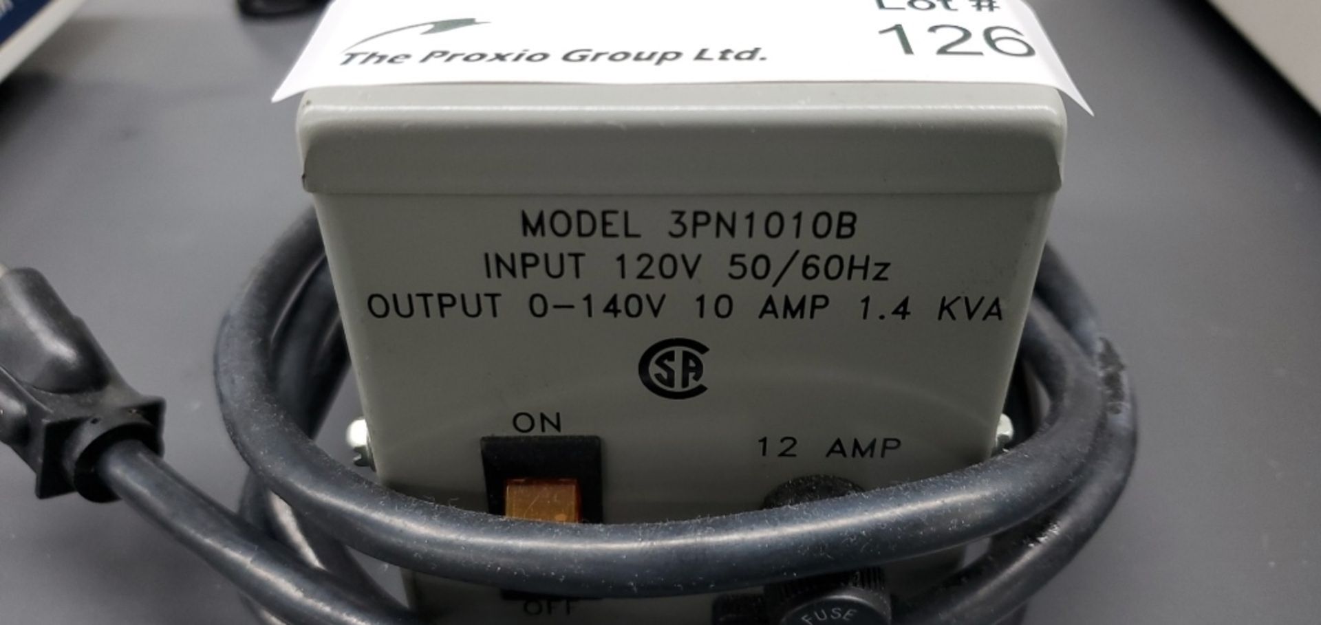 (2) 0-140v Variable Auto Transformers - Image 2 of 3