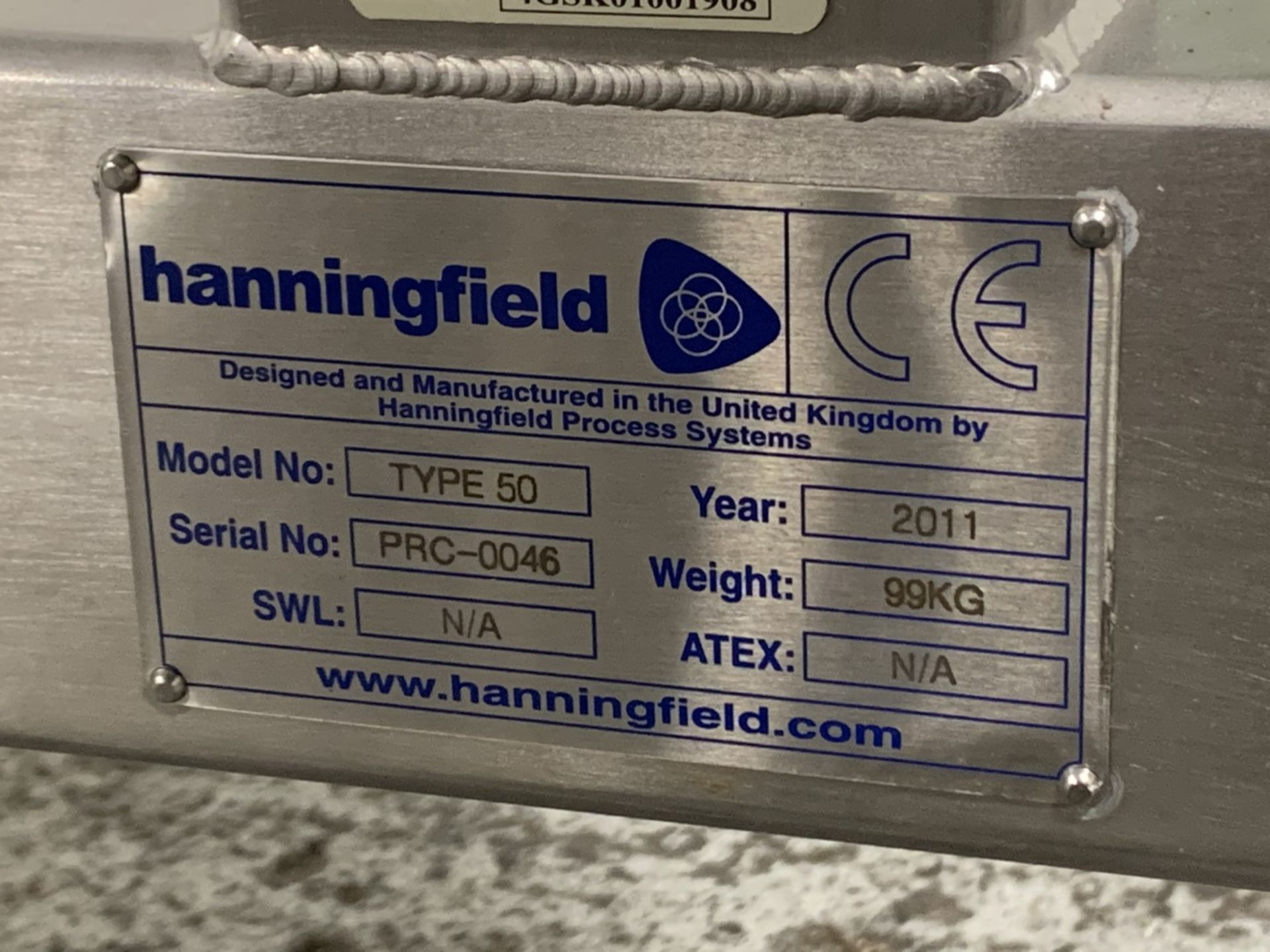 Hanningfield Unidust Cyclone System, S/S - Image 3 of 7