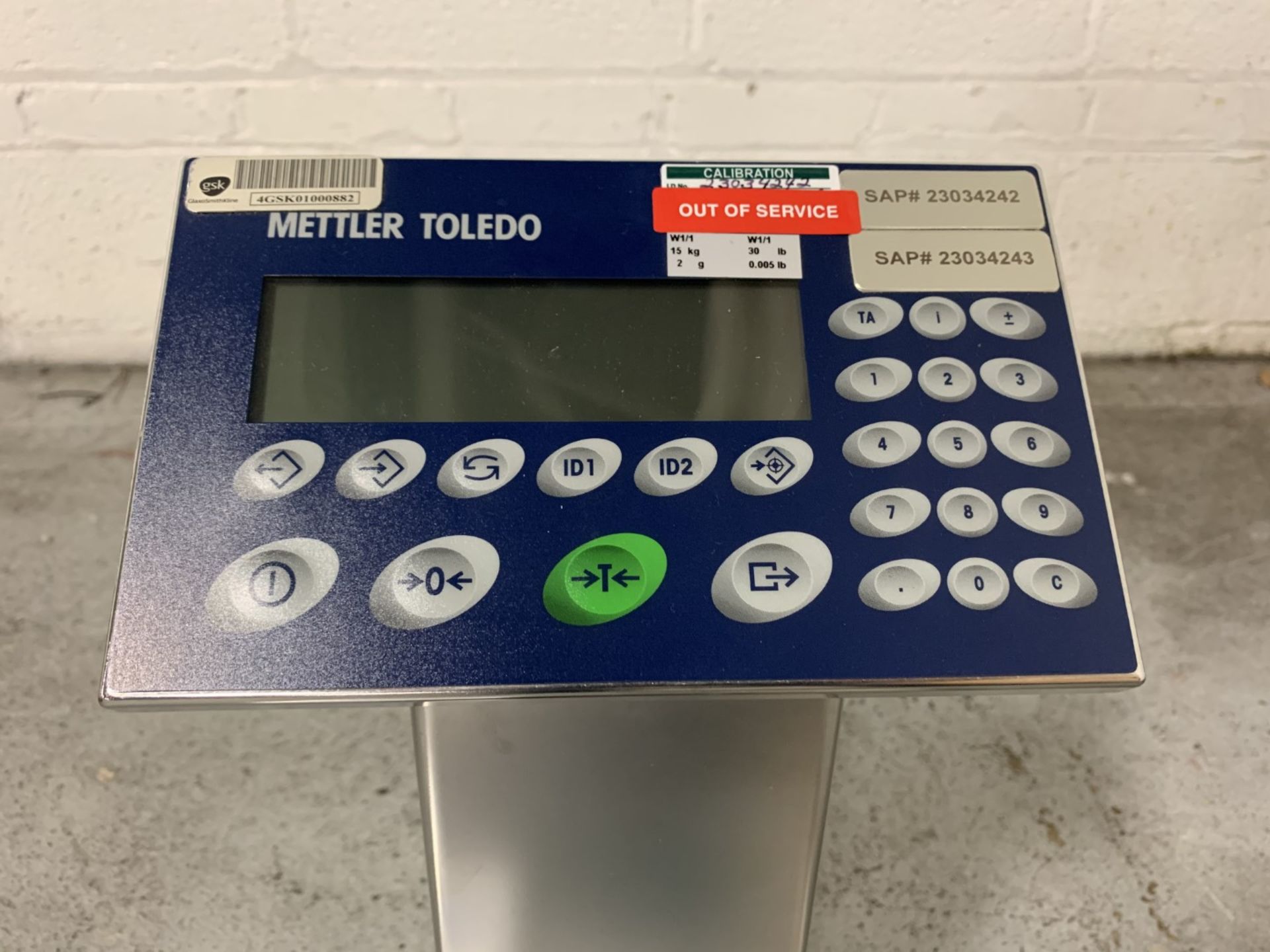 12" x 12" Mettler Toledo Scale - Image 2 of 5