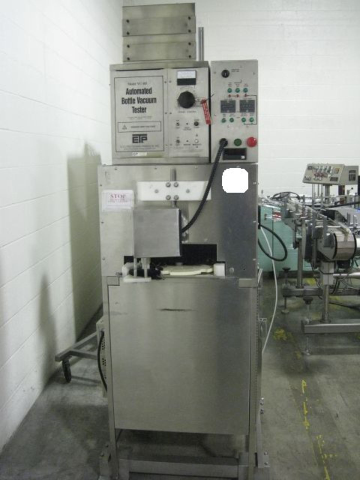 Electro Technic Products automated bottle vacuum tester, model VC-105