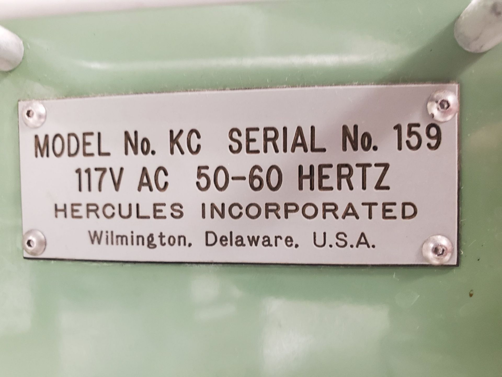 Hercules Sizing Tester, Model KC, 115 volts, for ink and oil paper penetration testing, with manual, - Image 3 of 4