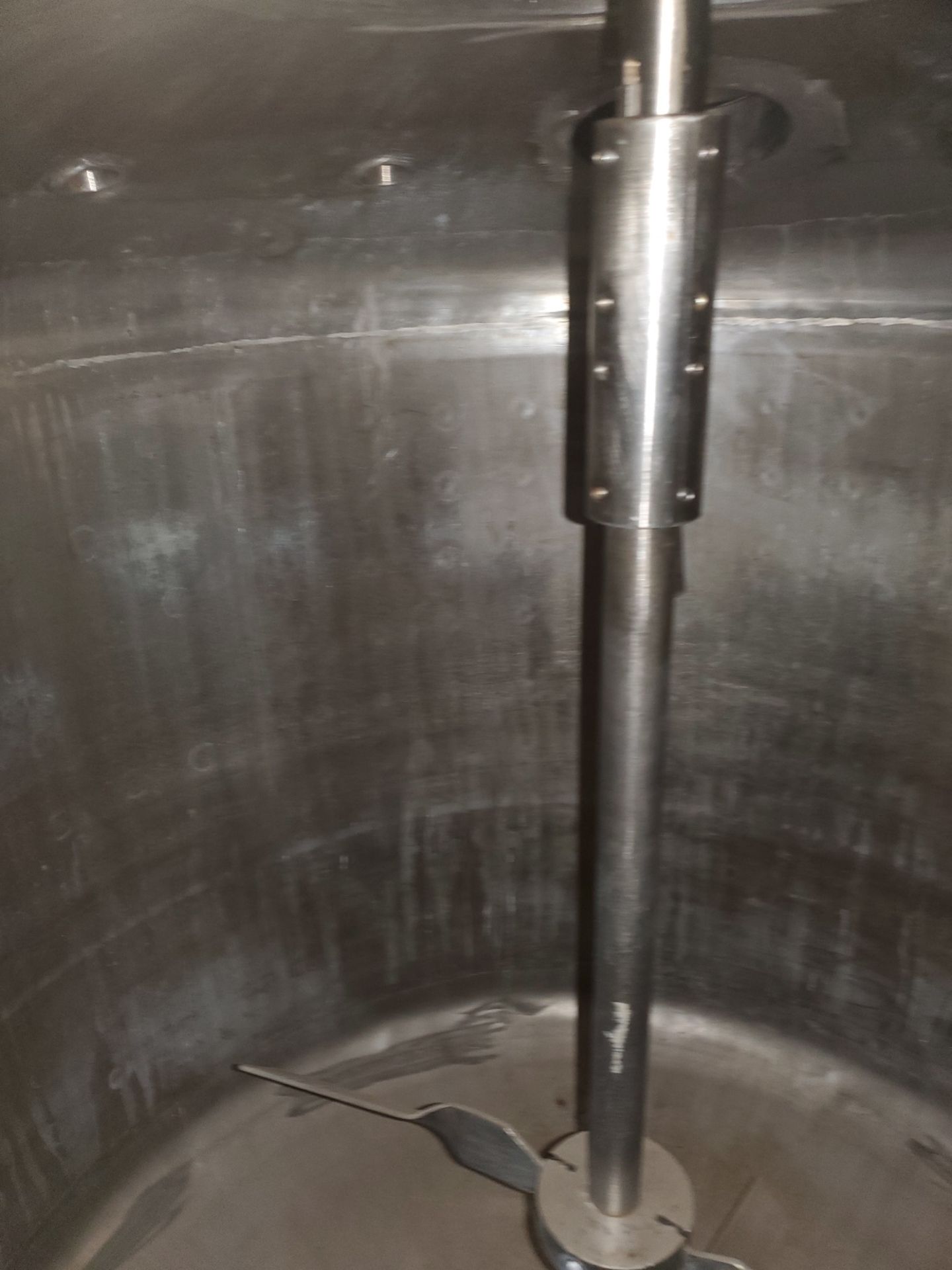 Jacketed Stainless Steel Tank, Agitated, approximately 200 Gallons - Image 8 of 11
