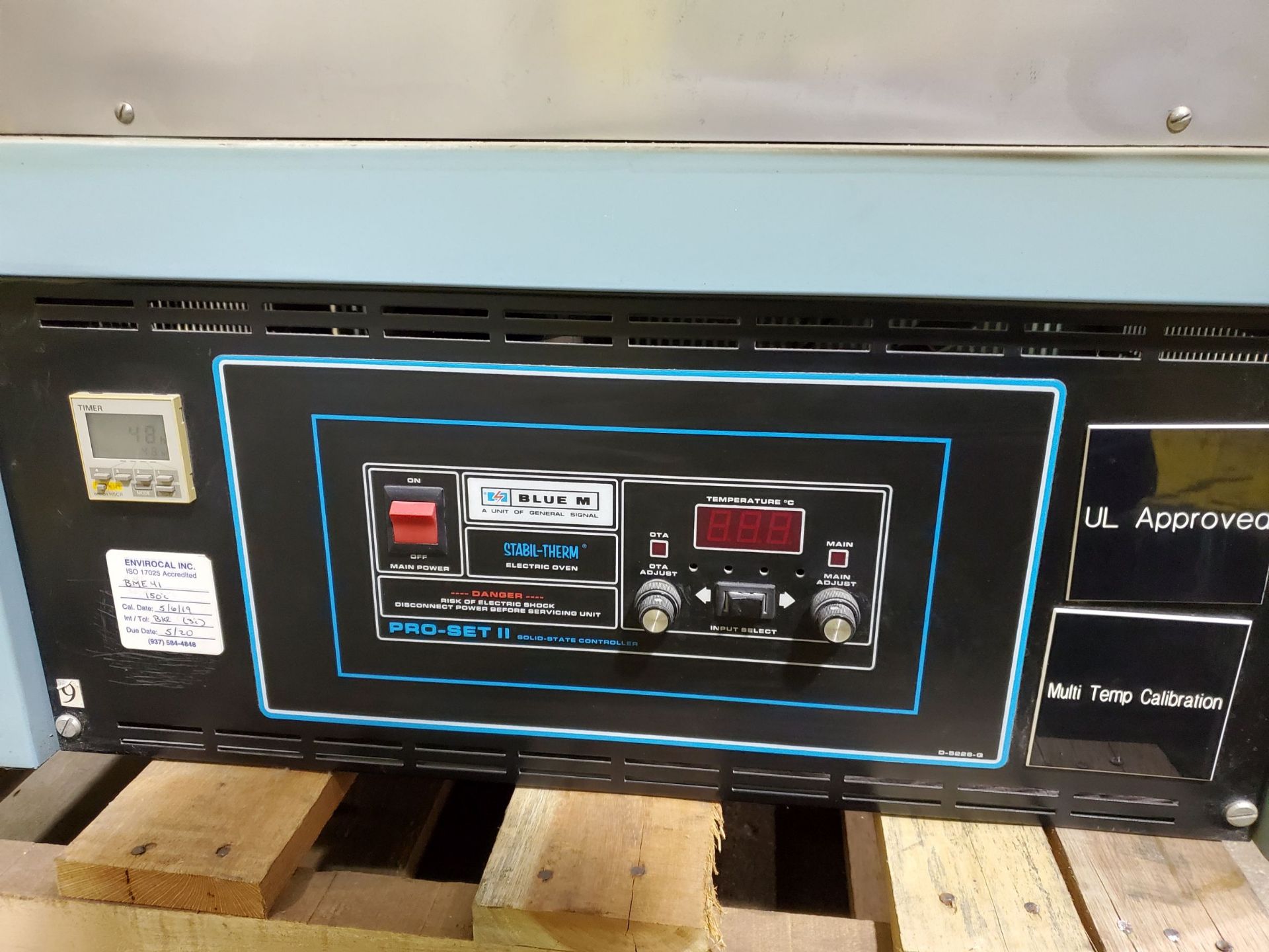 Blue M Lab Oven, Model ESP-400C-5, Serial Number ESP-1571, Temperature Range 38 deg C to 260 deg - Image 5 of 5