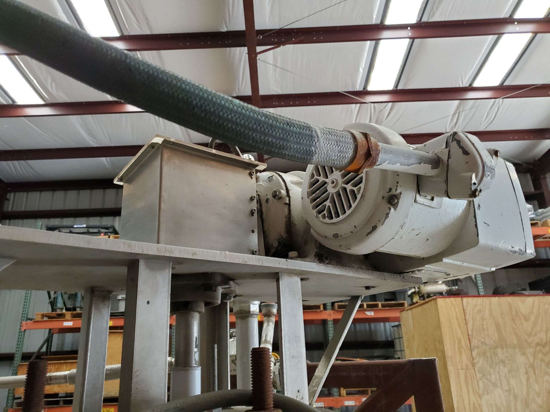 Jacketed Stainless Steel Tank, Agitated, approximately 200 Gallons - Image 4 of 11