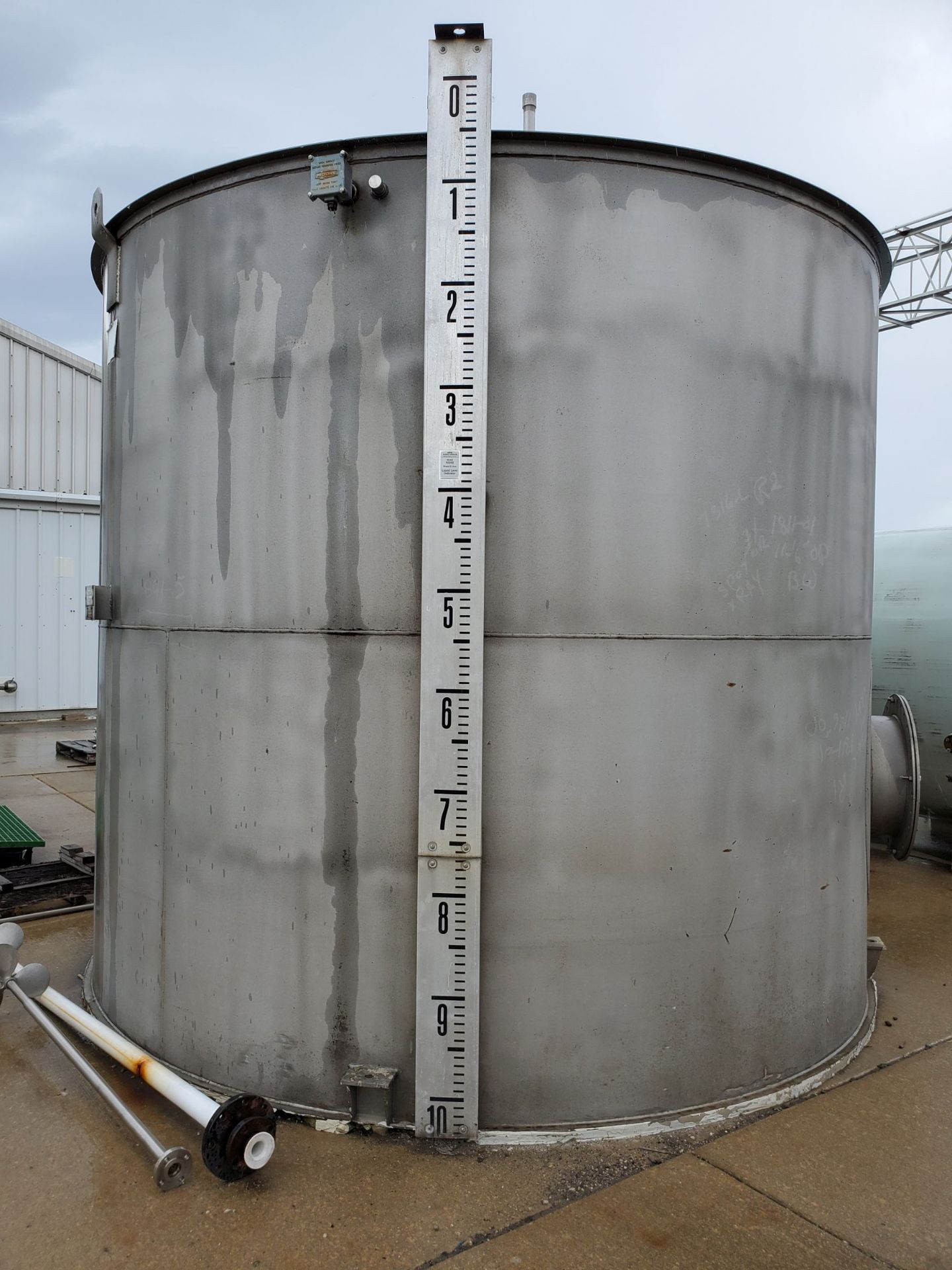 8000 Approx Gallon Kennedy Tank & Mfg , Stainless Steel Storage Tank, Flat bottom - Image 3 of 8