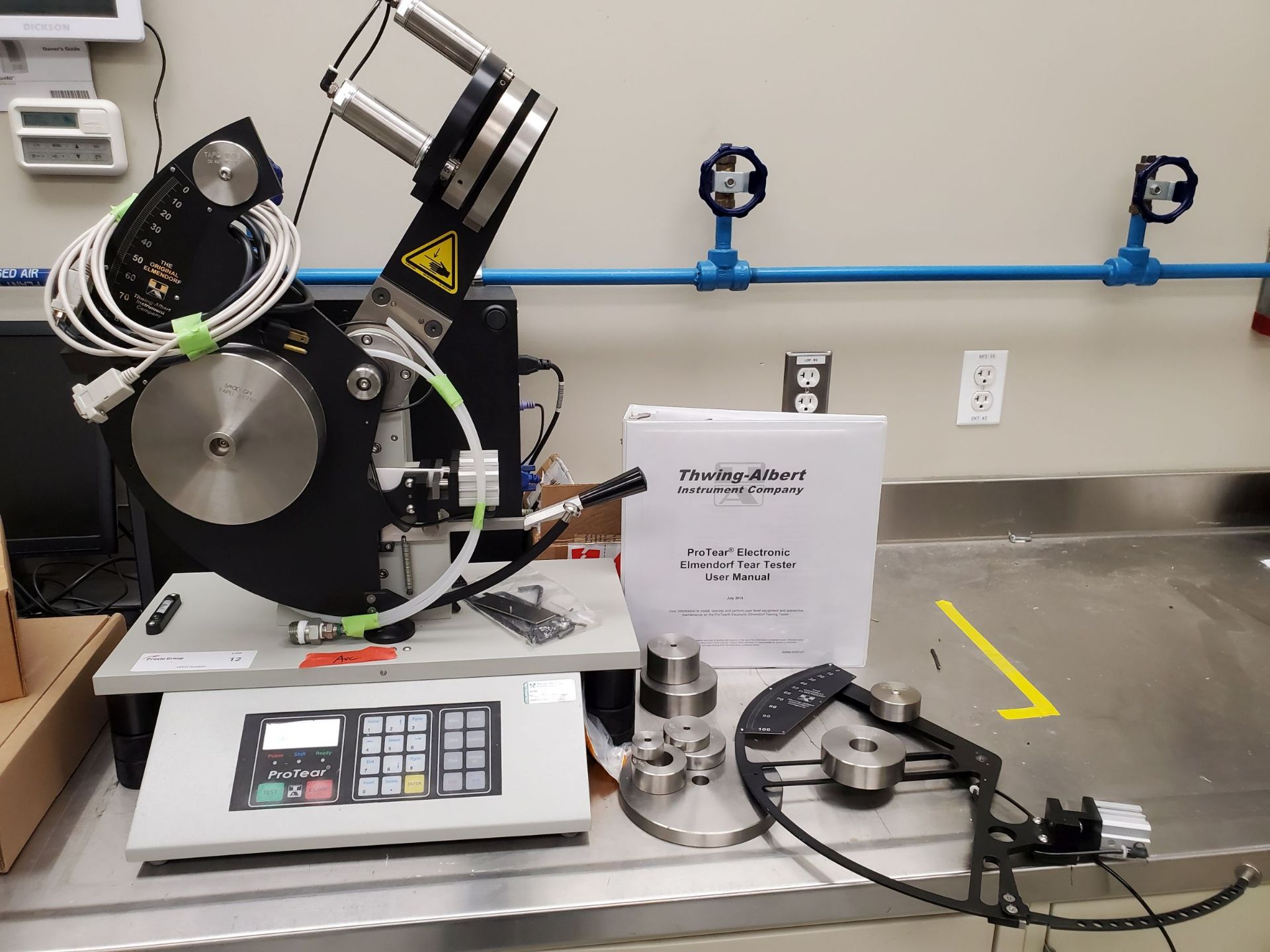 Thwing-Albert Elmendorf Tear Tester, Model Pro-Tear, 110 volts, with second test wheel, test