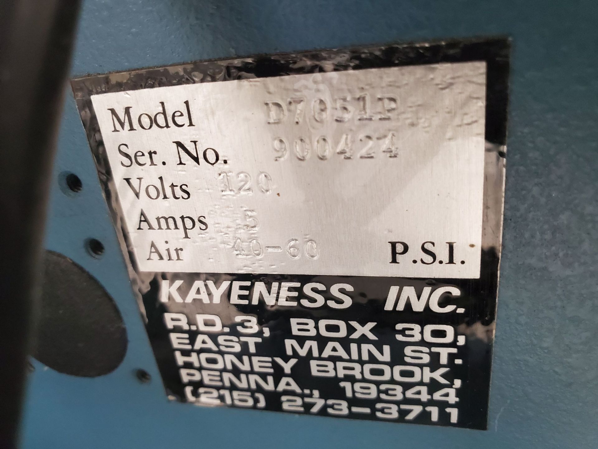 Kayness Galaxy I Melt Indexer, Model D7051P, 120 volts, capable of Method A, B, and flow rate - Image 2 of 5