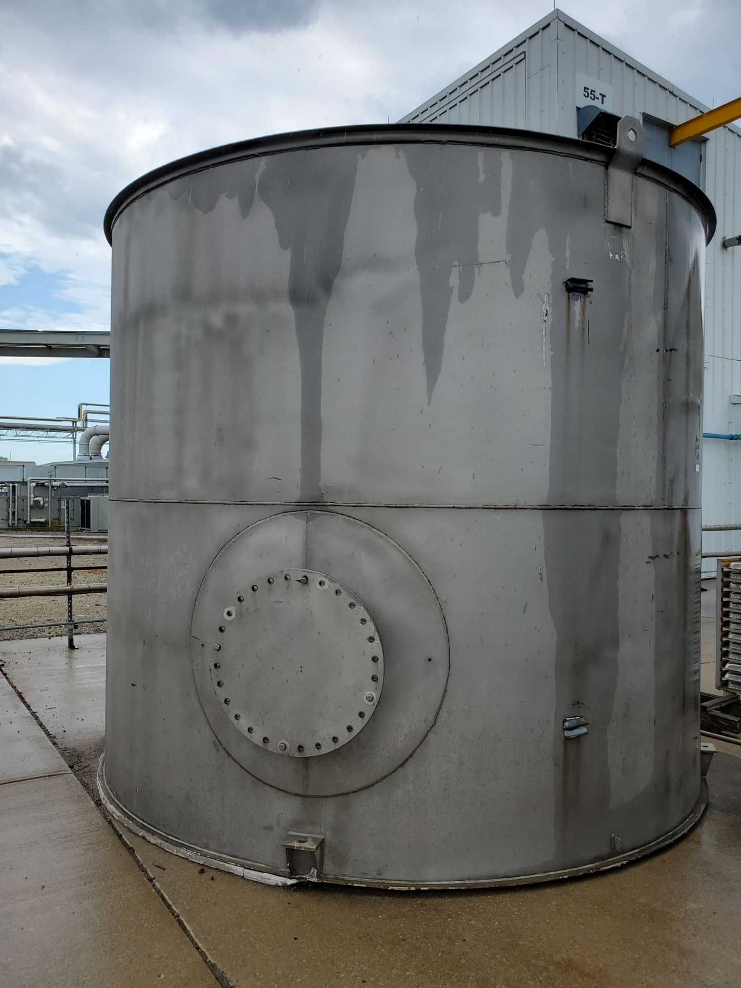 8000 Approx Gallon Kennedy Tank & Mfg , Stainless Steel Storage Tank, Flat bottom