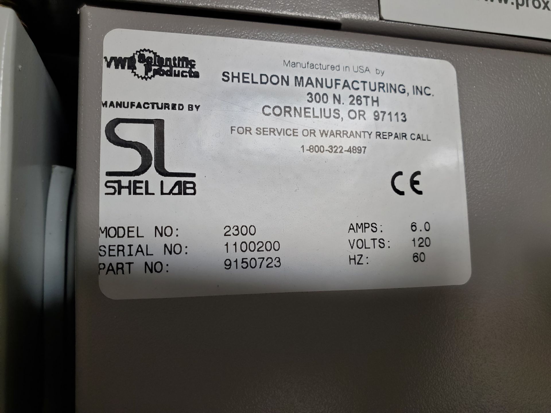 VWR/Shel Lab Oven, model 2300, stainless steel interior - Image 7 of 7