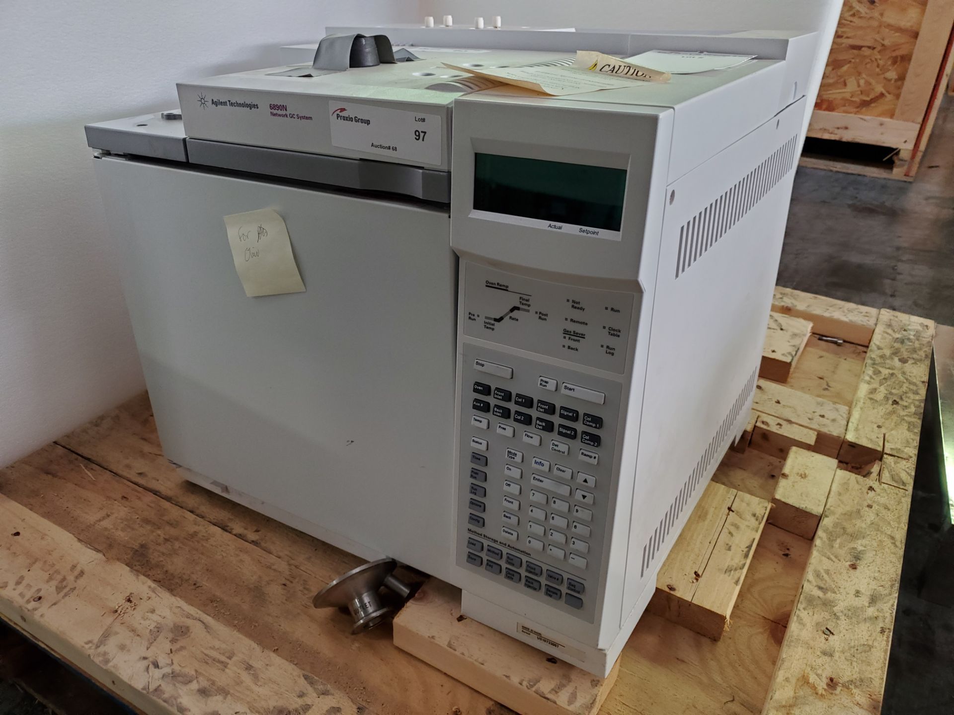 Agilent Gas Chromatograph, model 6890N (needs to be uncrated)