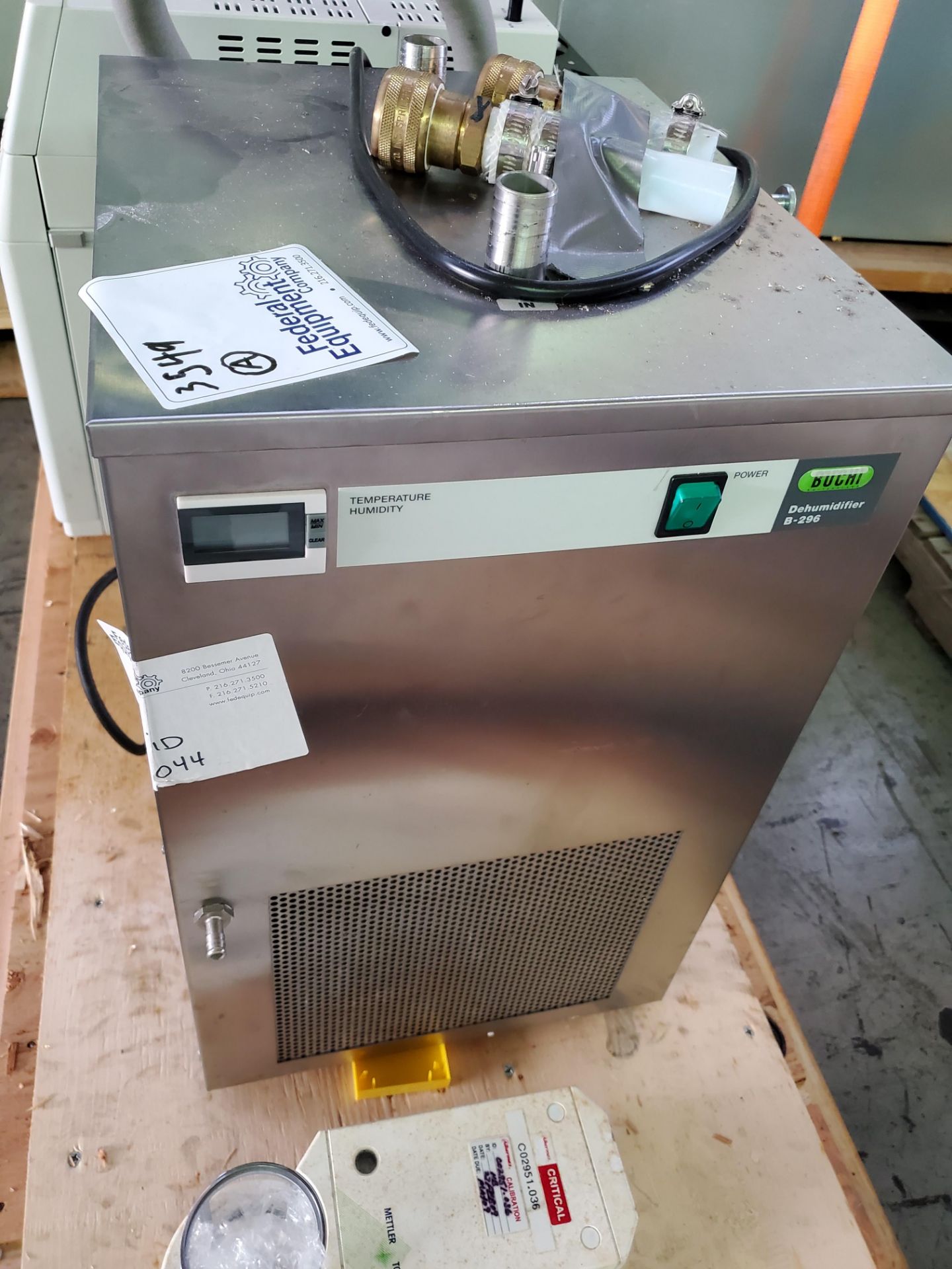 Buchi Dehumidifier, model B-296, R134A refrigerant, 230 volts, 700 watt, with controls. - Image 2 of 6