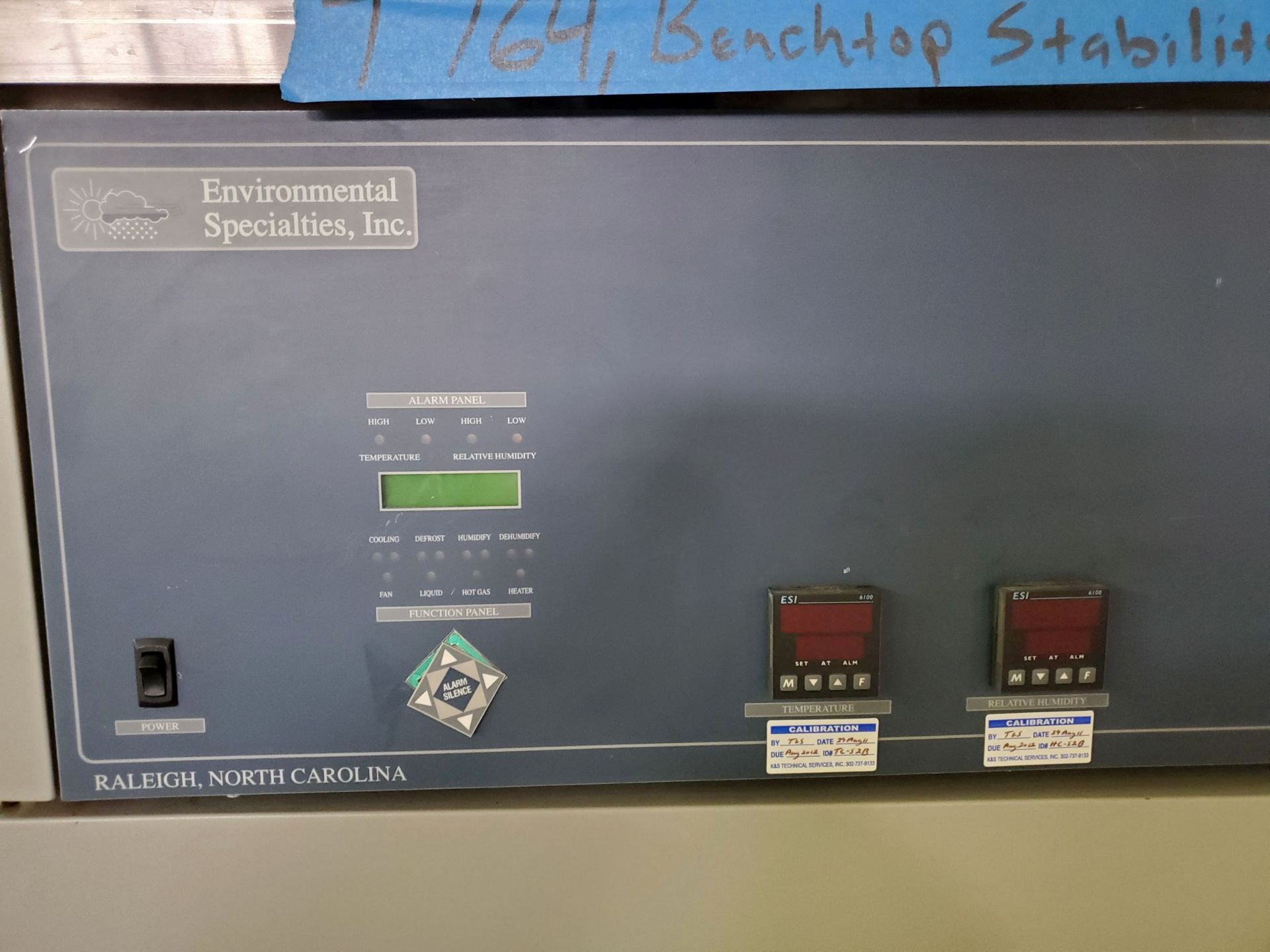 Environmental Specialties Stability Chamber, model ES2000 CDM/BT, 0-70 C and 10-96% humidty range, - Image 7 of 9