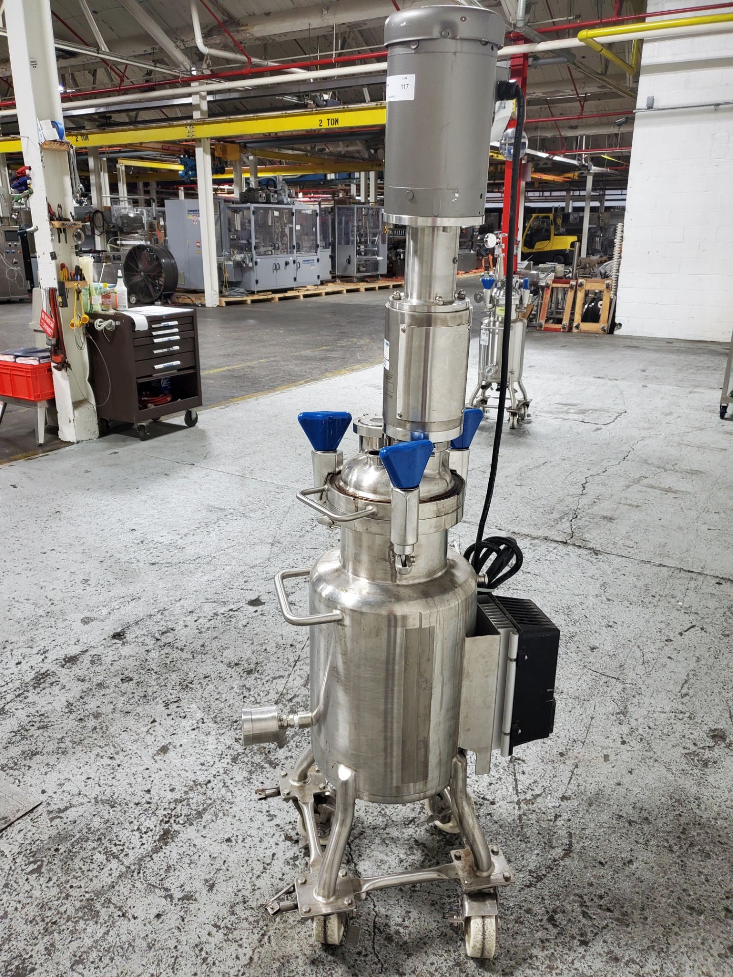 19 liter Precision reactor, 316L stainless steel construction, 8" diameter x 18" straight side, dish - Image 5 of 10