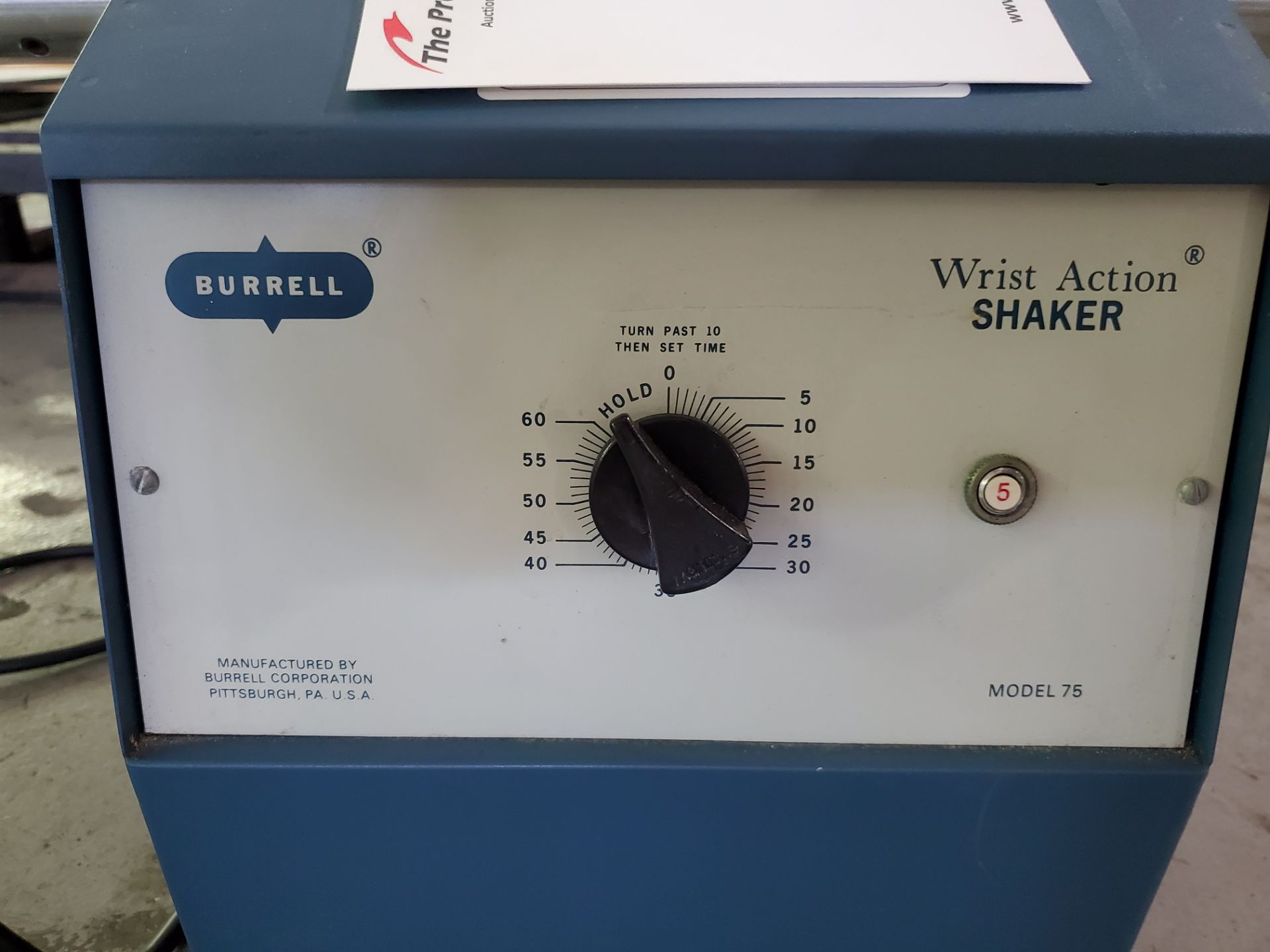 Burrell Wrist Action Shaker, model 75, 115 volts. - Image 3 of 4