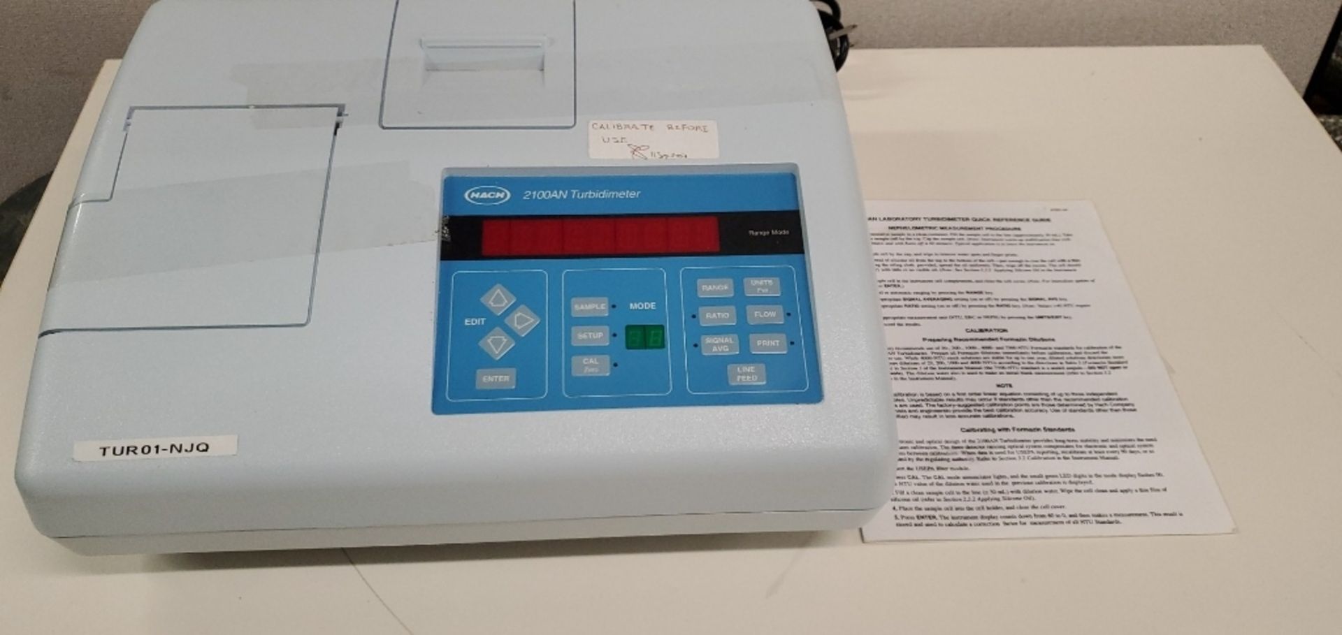 HACH Model 2100AN Turbidimeter - Image 2 of 4