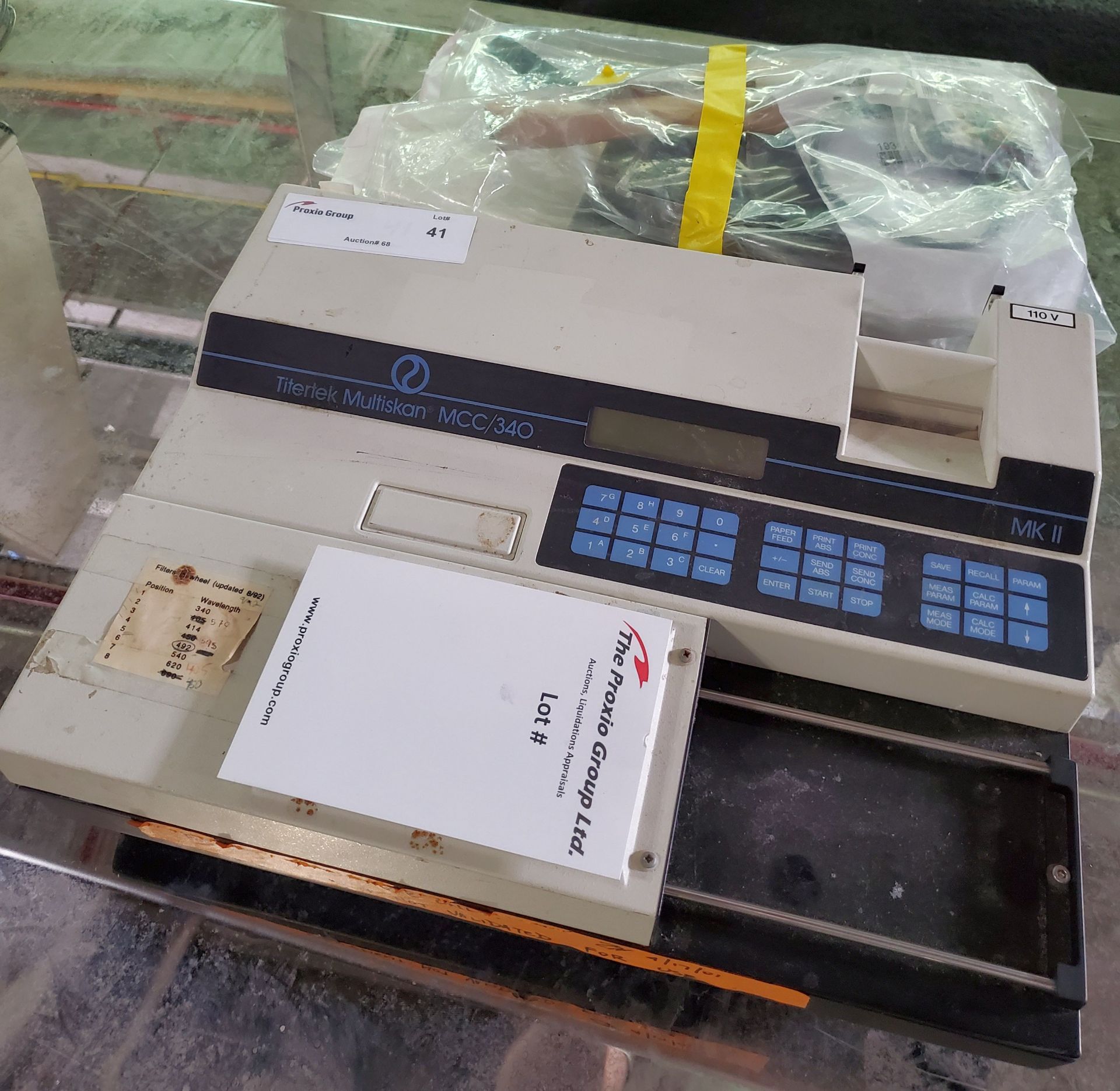 Titertek Multiskan Microplate Reader MMC/340 Typ347