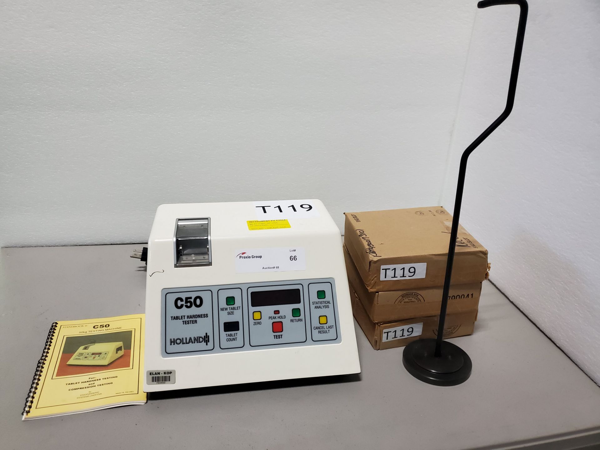 Holland Tablet Hardness Tester, model C50