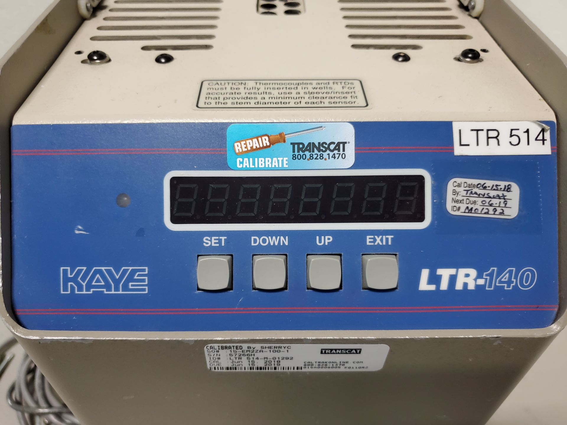 GE/Kaye Thermowell, model LTR-140, 115 volt, serial# 57266H. - Image 2 of 4