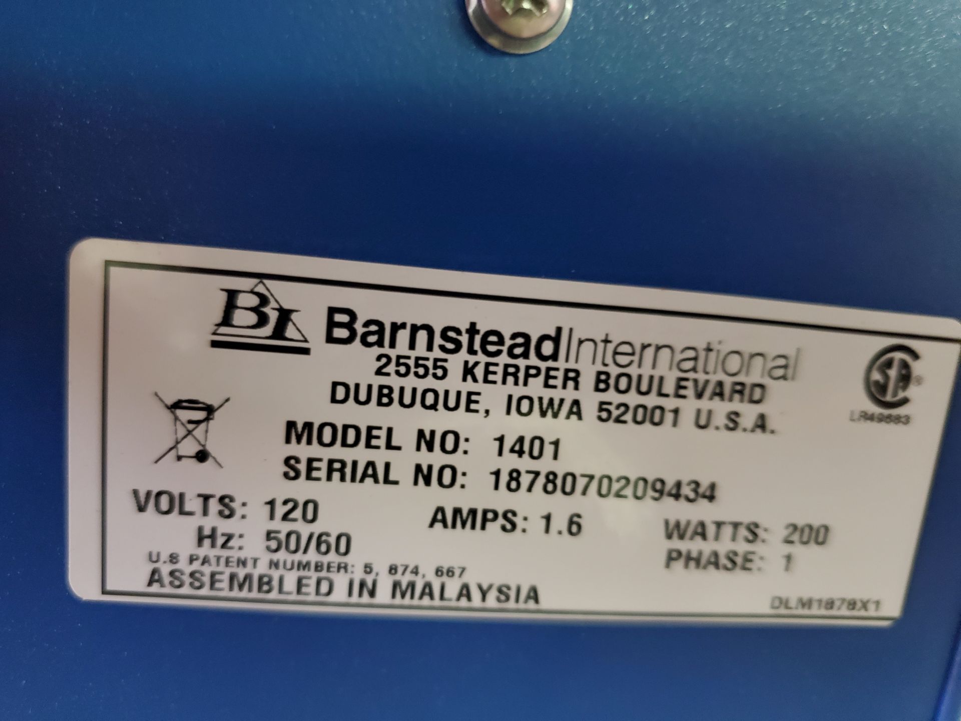 Barnstead International Electrothermal MEL-TEMP 3.0, model 1401 Melting Point Apparatus - Image 3 of 6