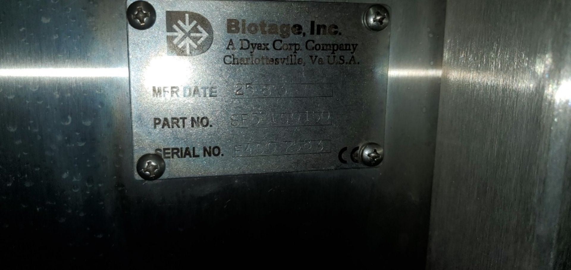 Biotage Model SF52150150 Stainless Steel 18" - Image 8 of 14