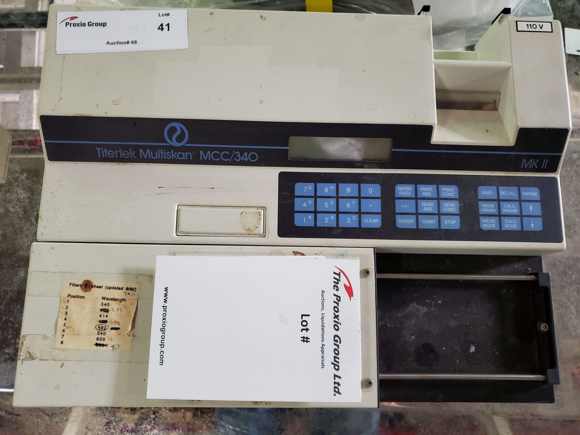 Titertek Multiskan Microplate Reader MMC/340 Typ347 - Image 2 of 4