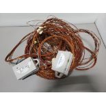 (2) Kaye Validator Sensor Input Modules (SIM), model X2025, with copper color wires, serial#s