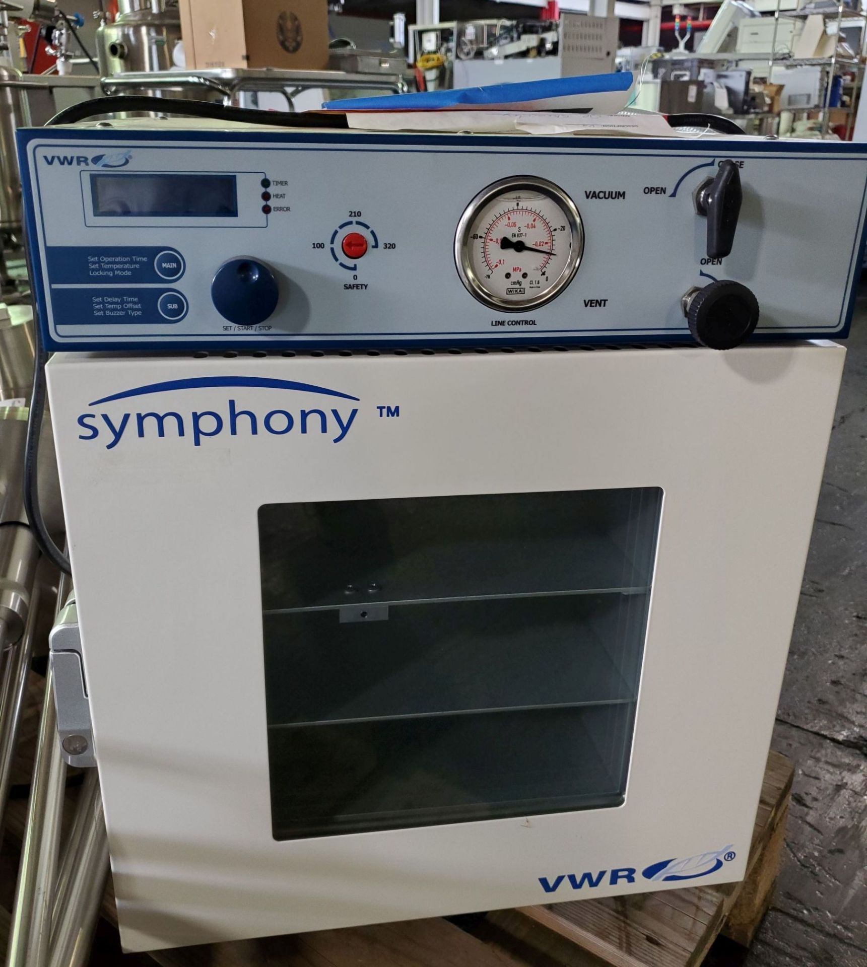 VWR Symphony Vaccum Oven, part# 414004-578, external vacuum, 10"wide x 11" deep x 10" high - Image 2 of 7