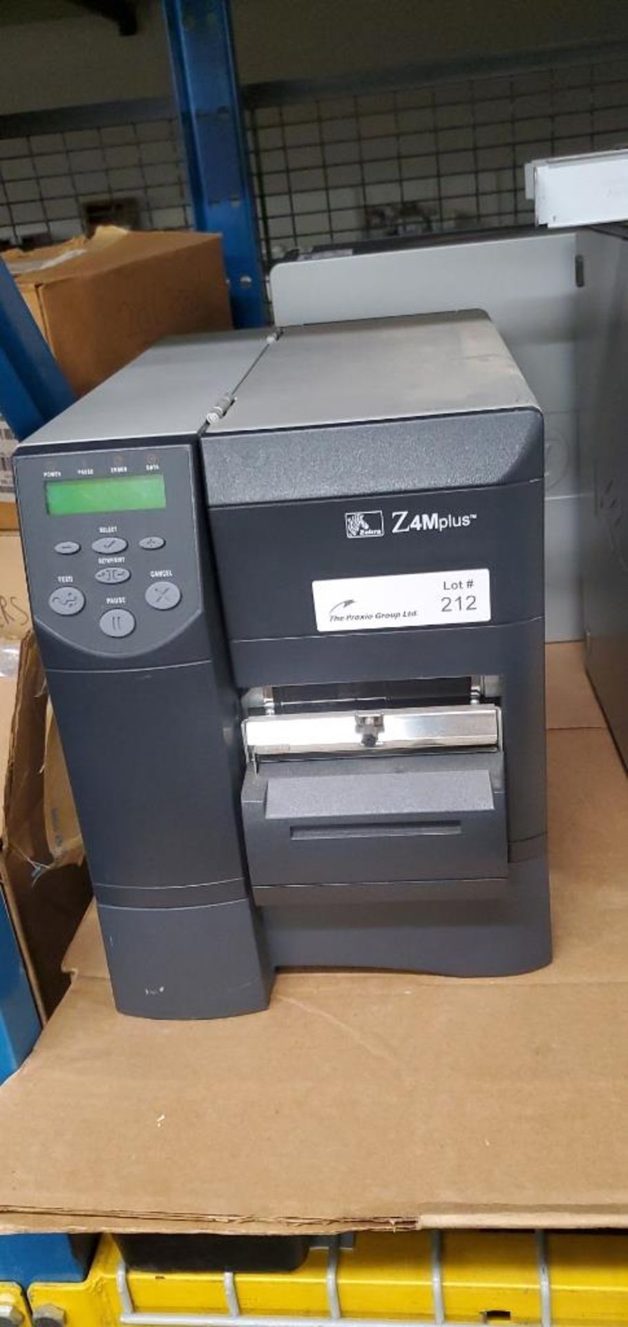 Zebra Model Z4M Plus Thermal Label Printer - Image 3 of 3