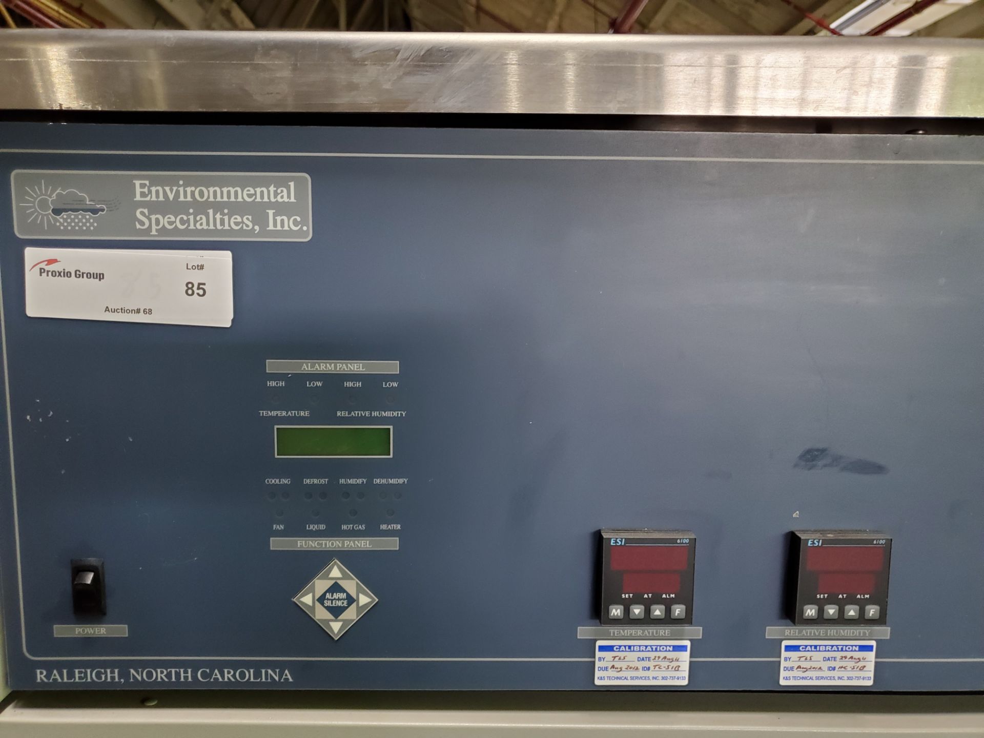 Environmental Specialties Stability Chamber, model ES2000 CDMD/BT, 0-70 C and 10-96% humidty - Image 6 of 7