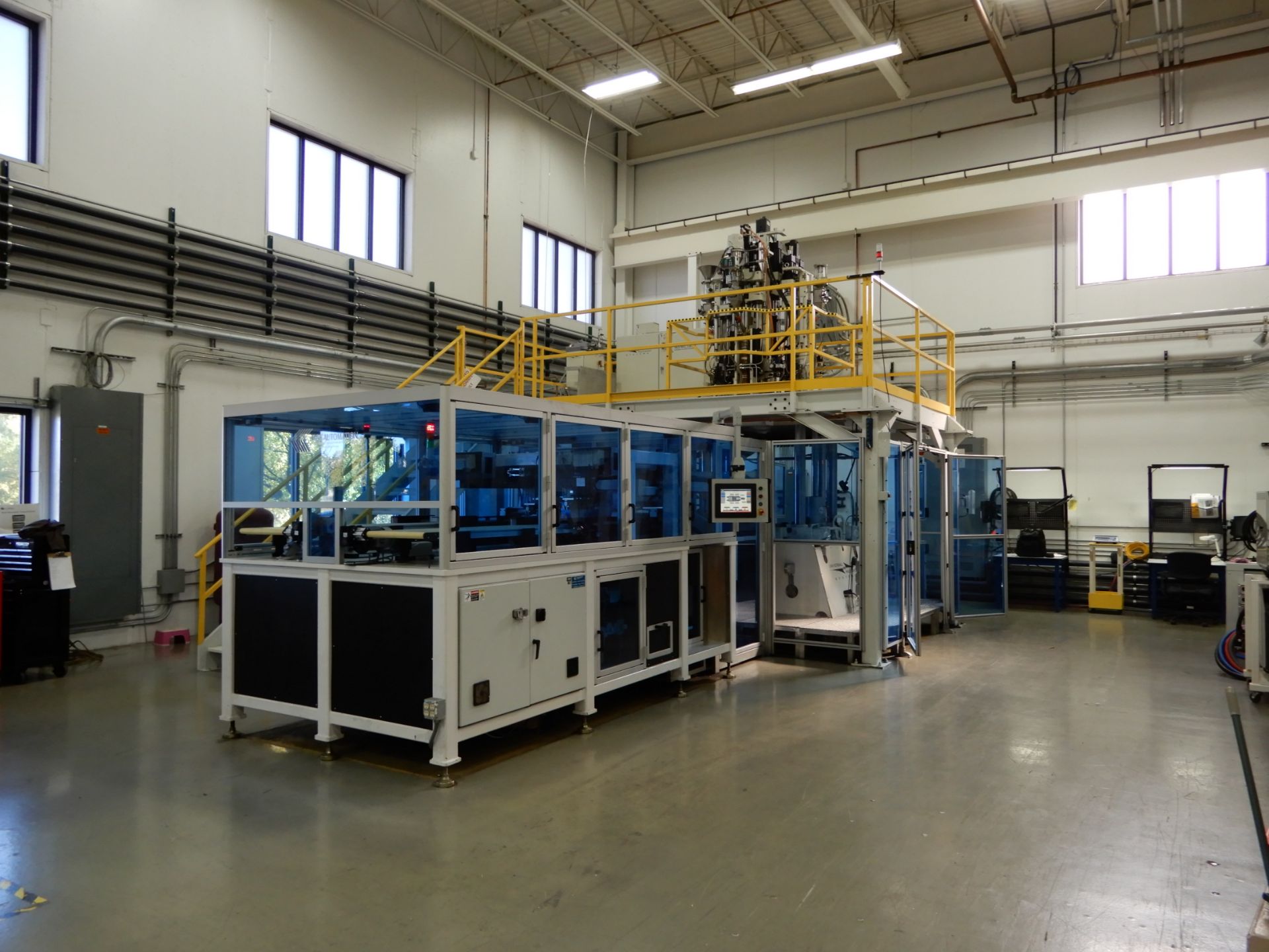 NEFF 200 Ton 4-Post Down Acting Hydraulic Press (Vertical Injection molding system) - Image 54 of 62