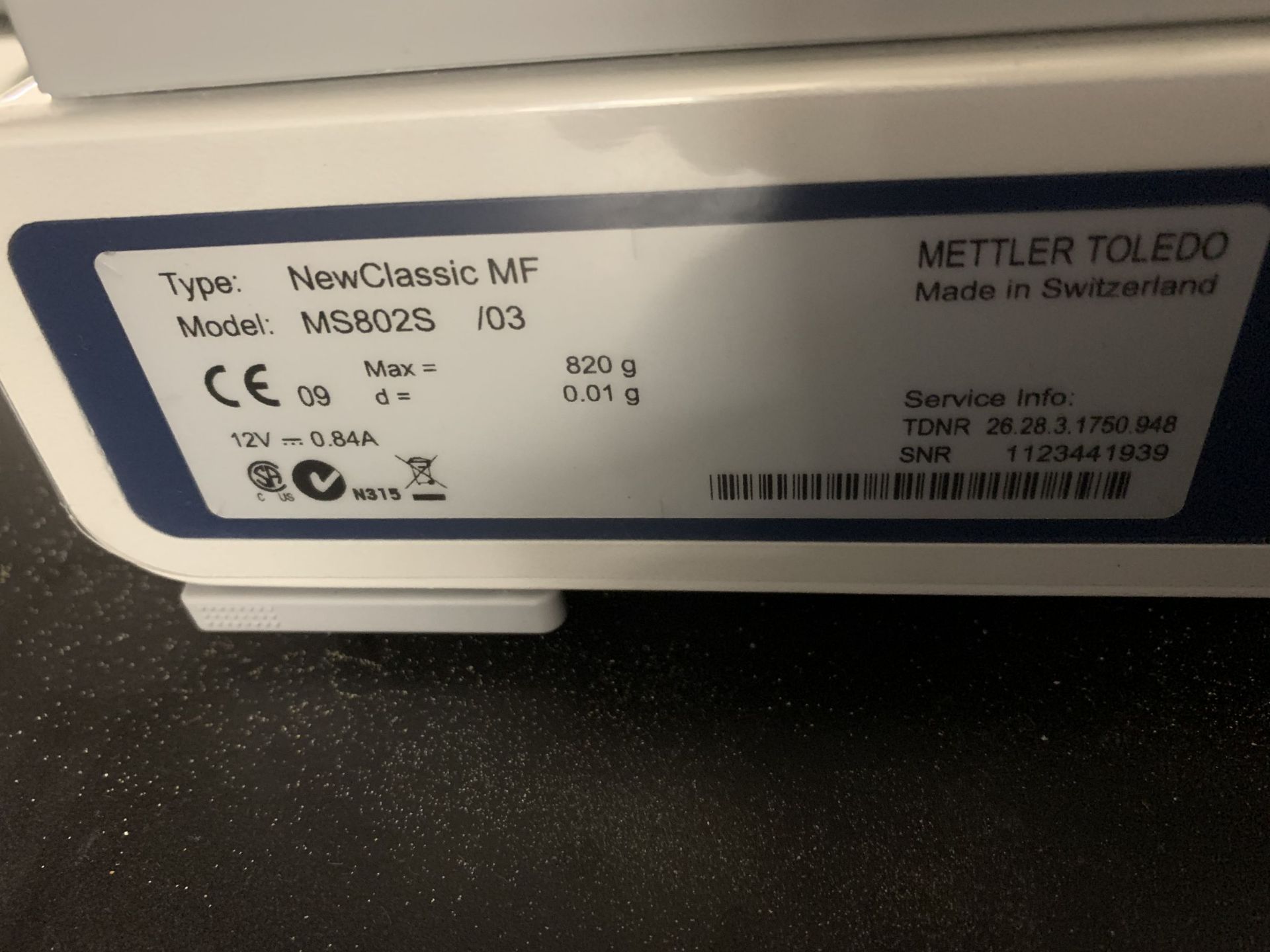 Mettler Toledo Balance Type New Classic MF - Image 3 of 4