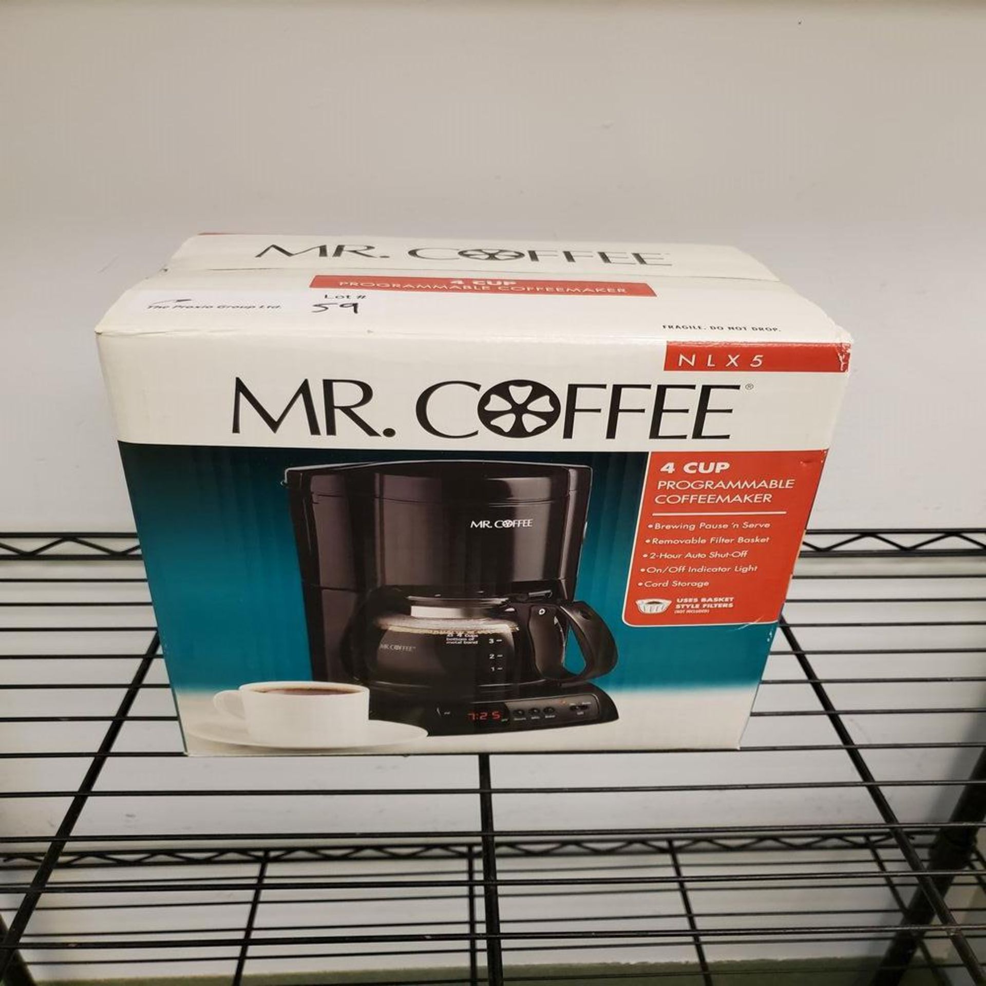Mr. Coffee NLX5 4-Cup Coffeemaker - Image 2 of 2