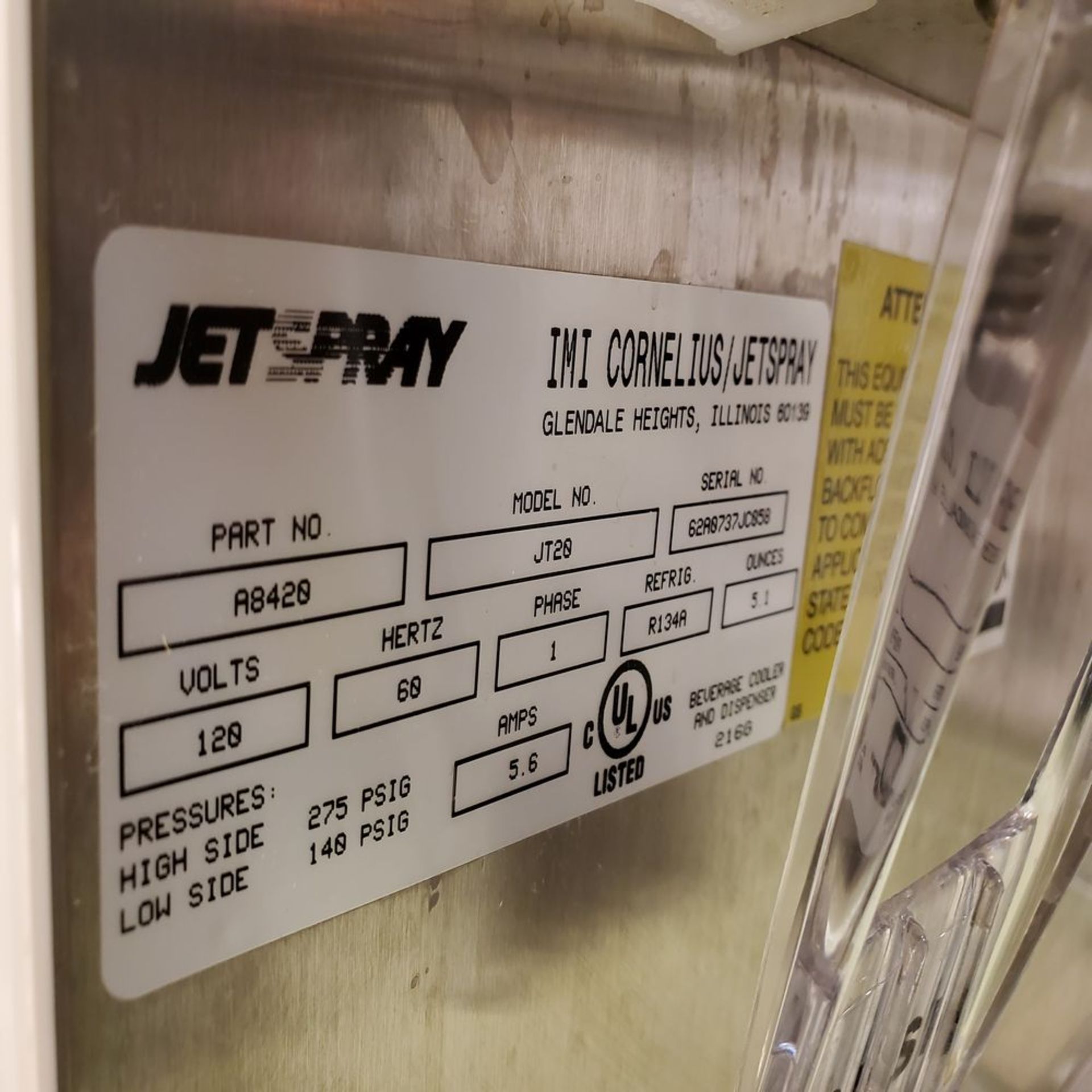 Jetspray Double Barrel Cold Beverage Dispenser - Image 4 of 4