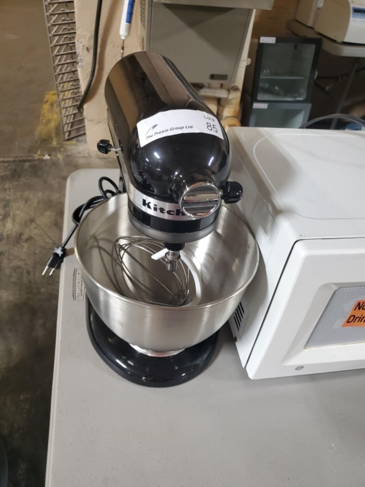 Kitchenaid 275 Watt Stand Mixer and GE Microwave - Image 2 of 6