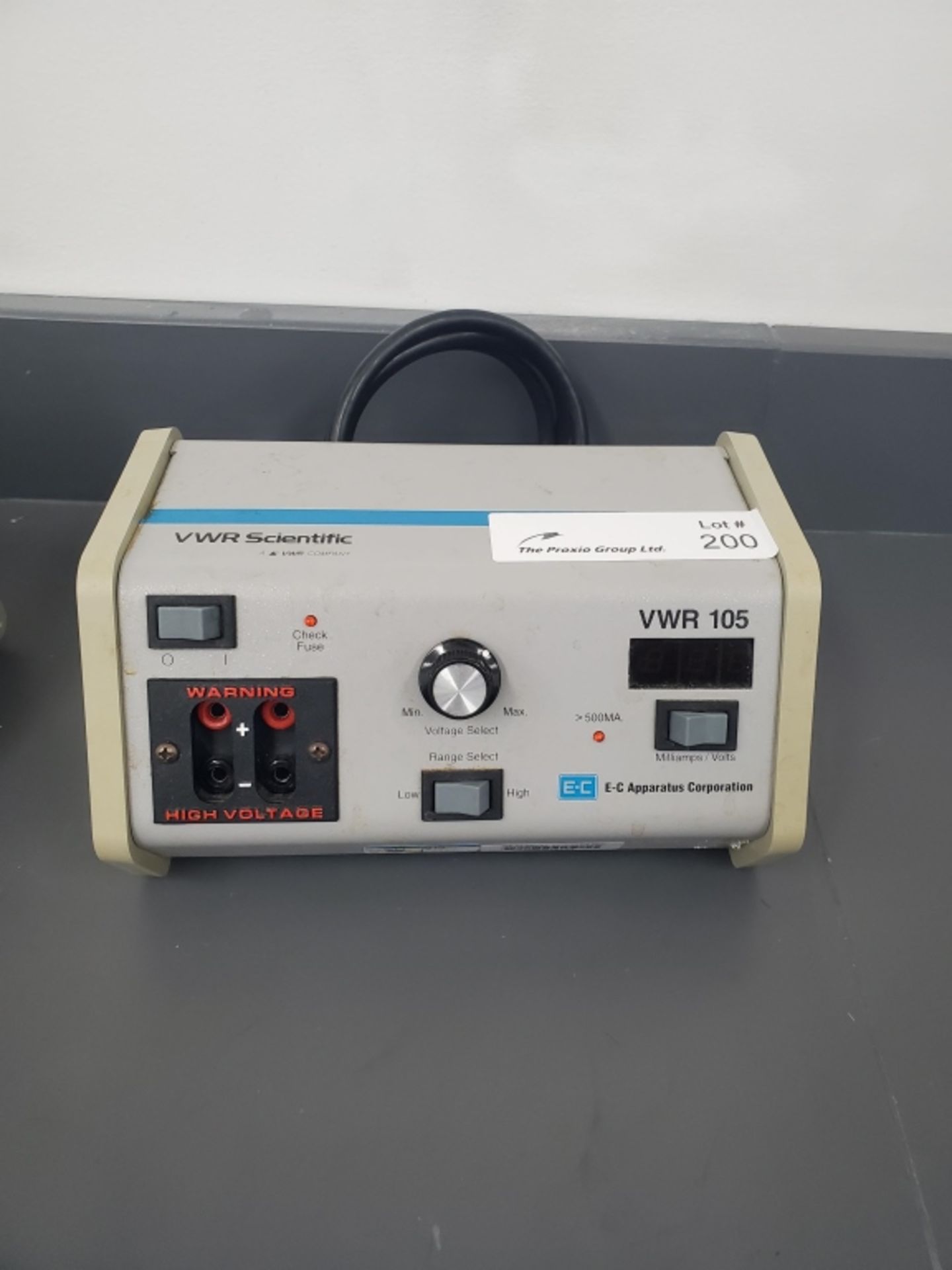 VWR / E-C Apparattus Electrophoresis Power Supply