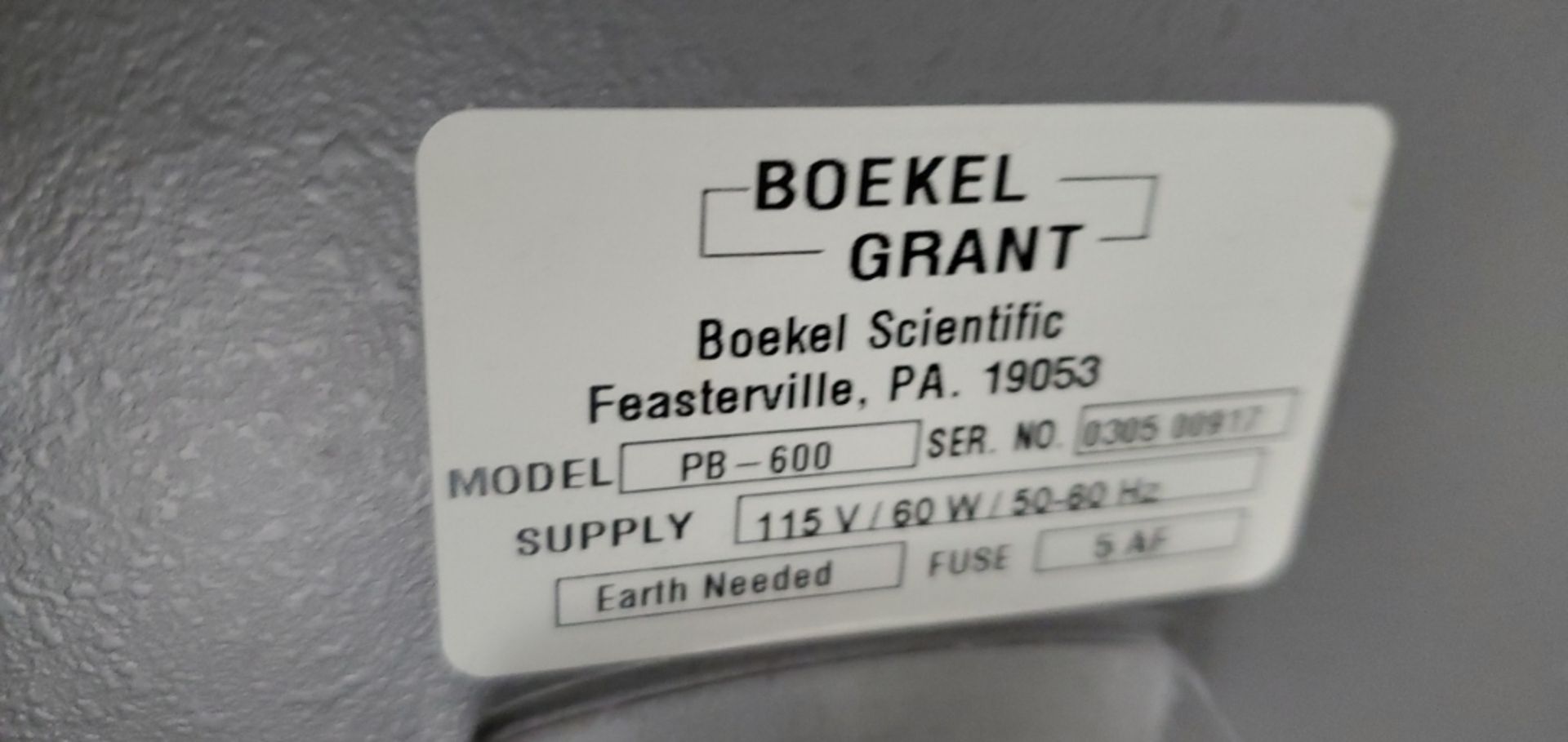 Boekel Grant Model PB-60 Digital Water Bath - Image 7 of 7