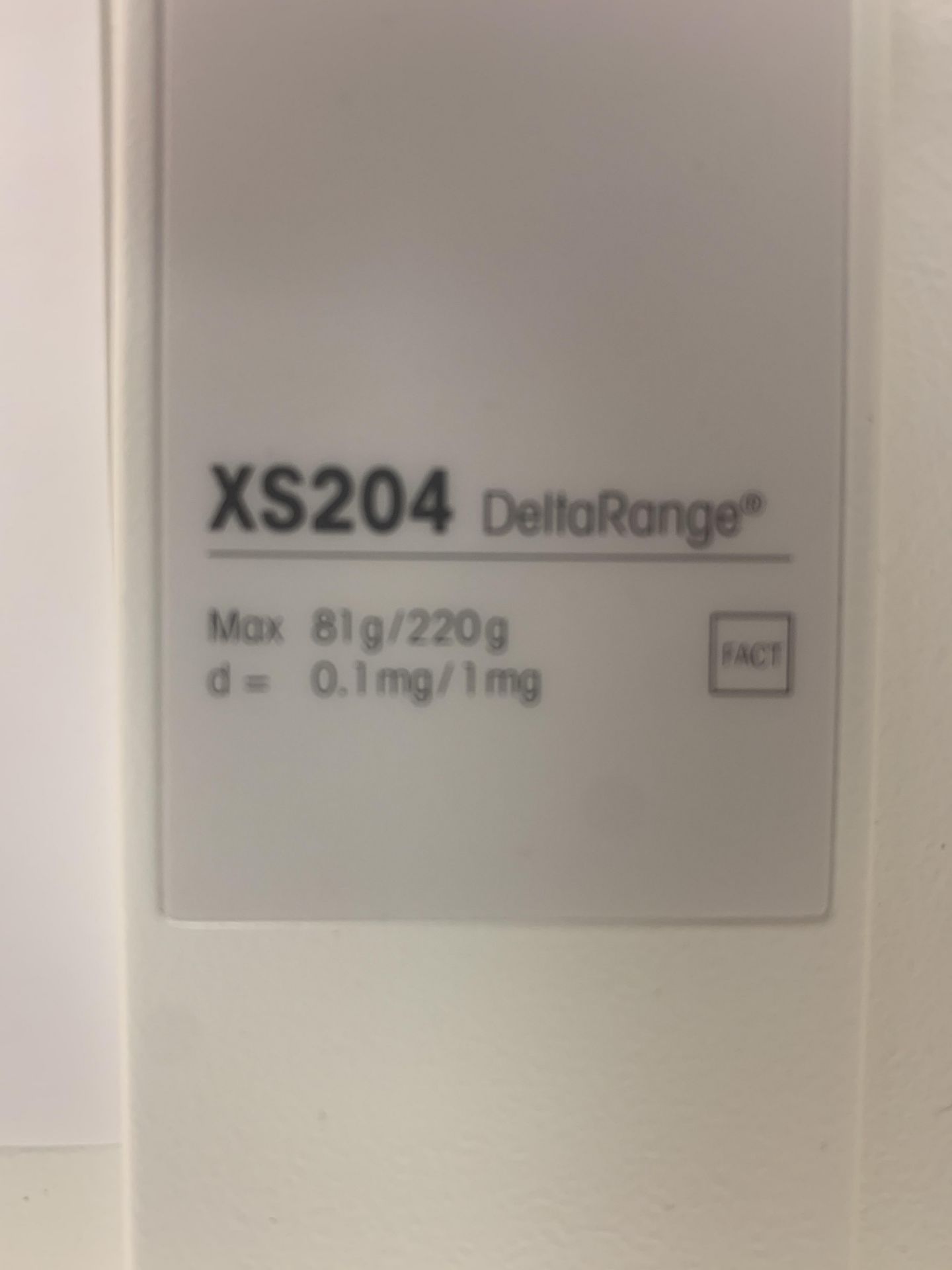 Mettler Toledo Balance Model XS204 - Image 10 of 11