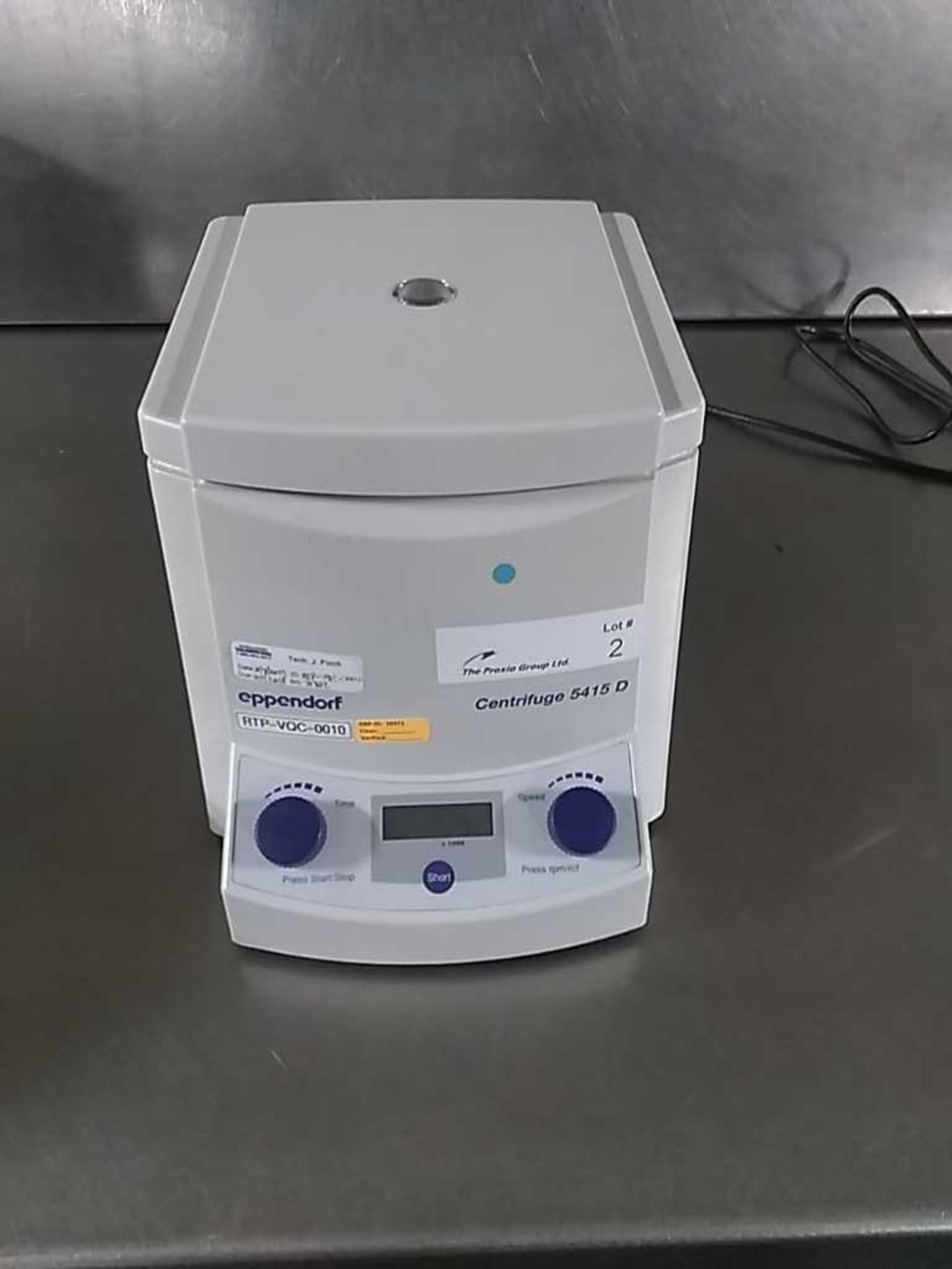 Eppendorf 5415D Benchtop Centrifuge Model 5425